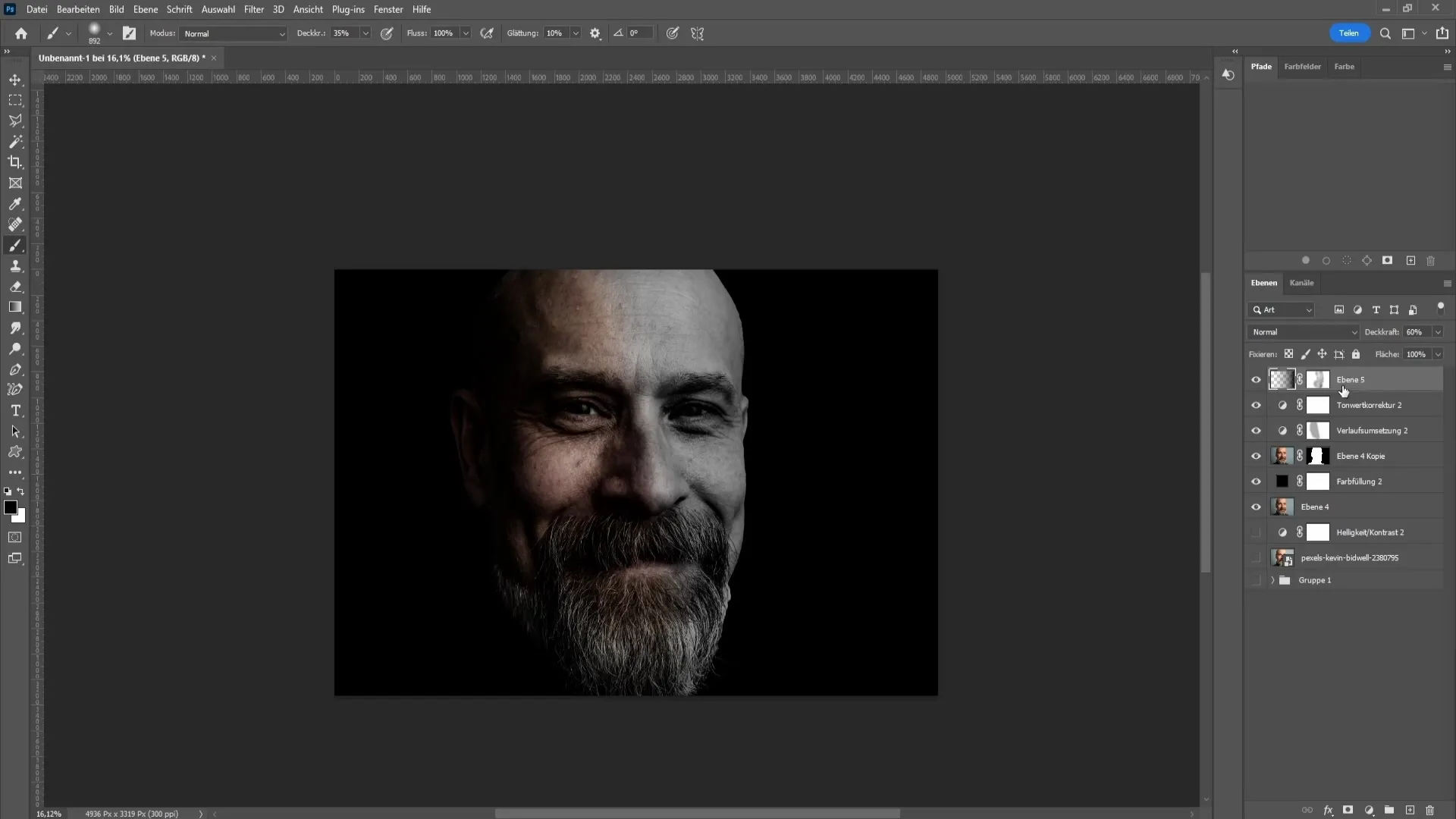 Effetto Low-Key drammatico in Photoshop