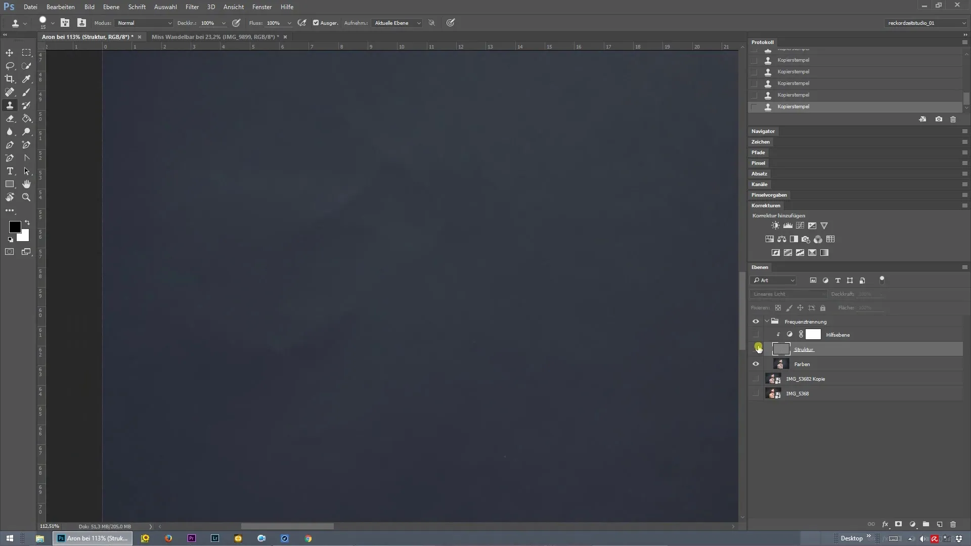 Frequenztrennung in Photoshop für perfekte Hintergründe Frequenztrennung in Photoshop für perfekte Hintergründe