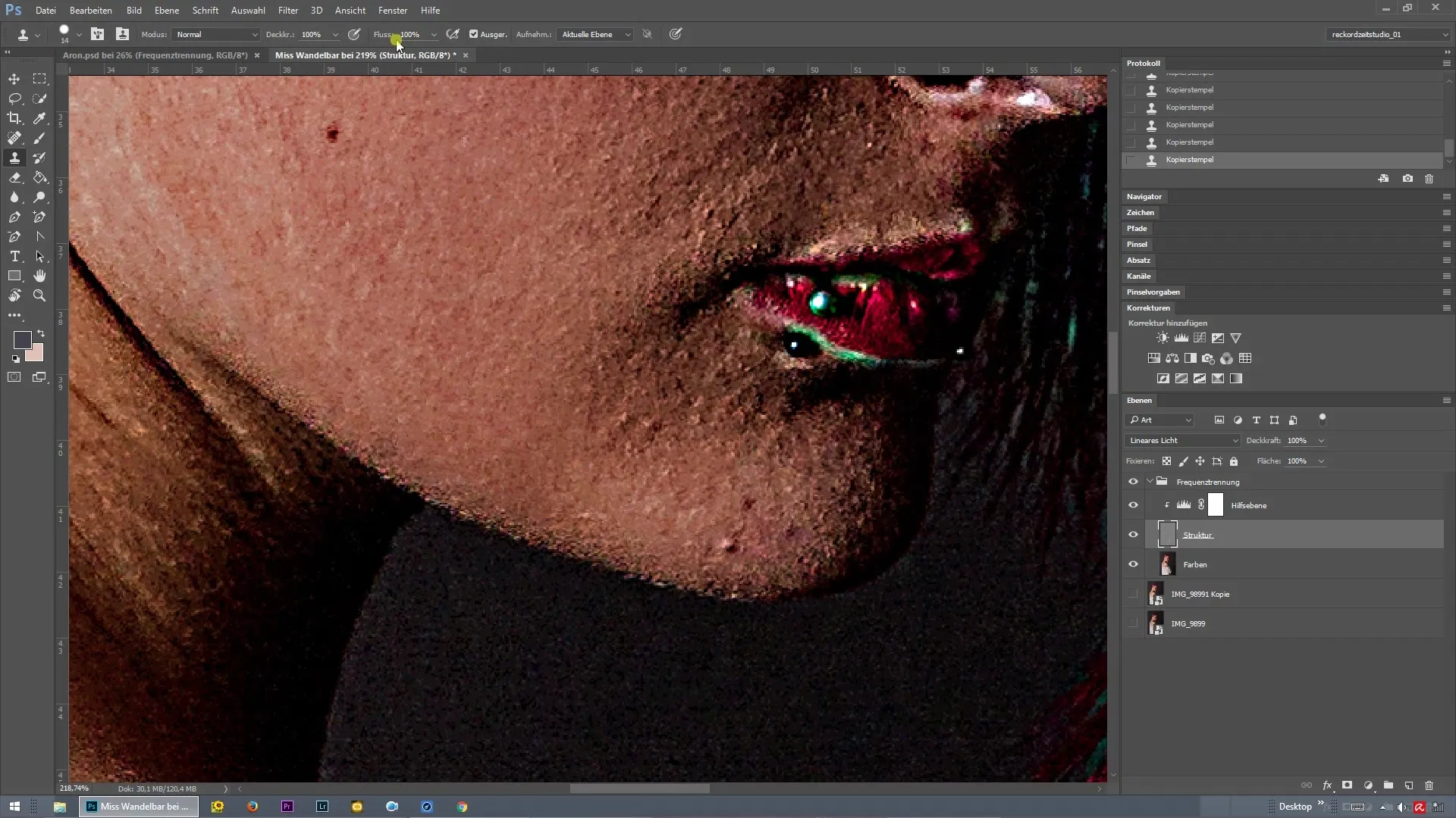 Frequenztrennung für perfekte Hautretusche in Photoshop Frequenztrennung für perfekte Hautretusche in Photoshop