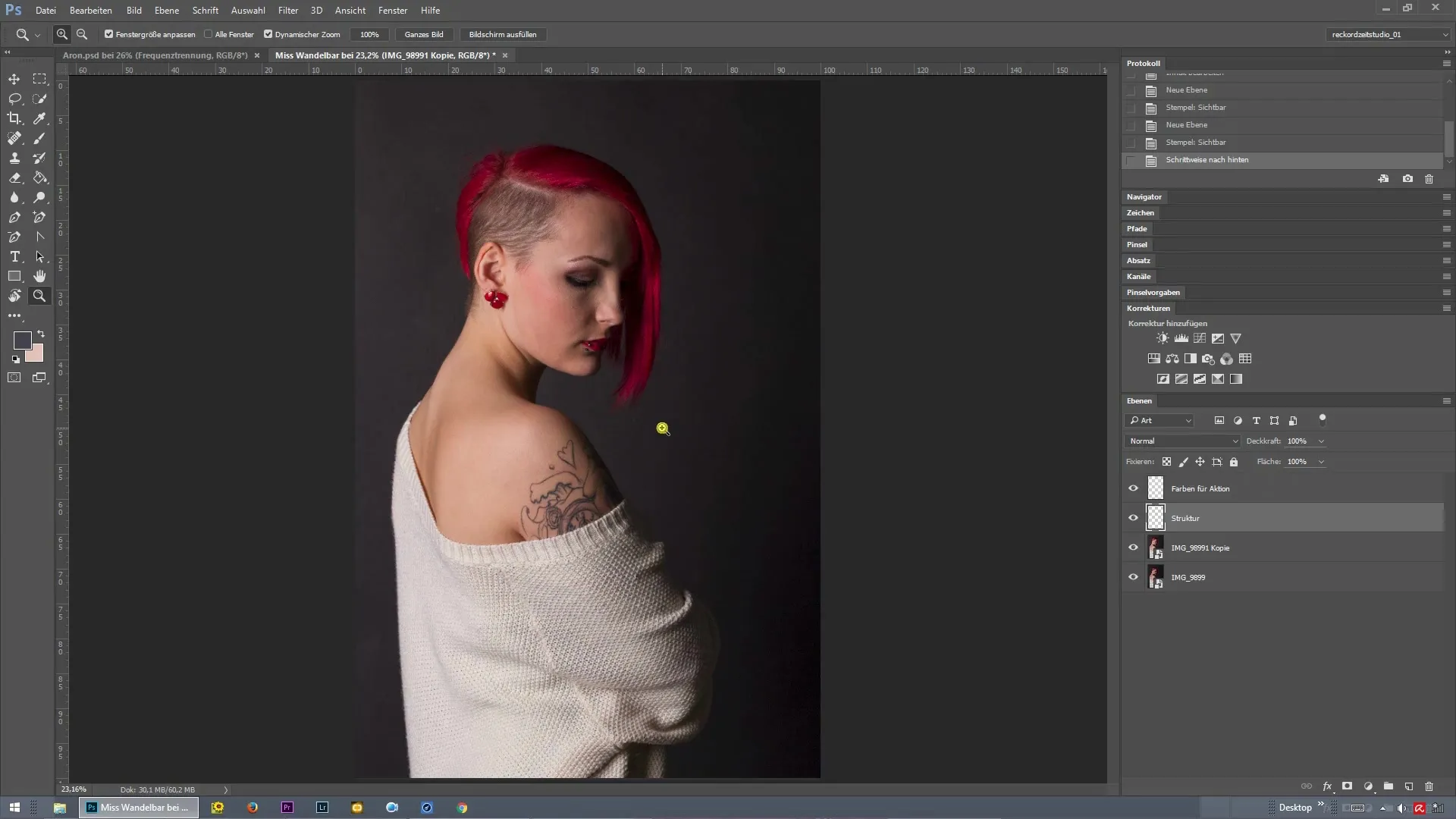 Frequenztrennung für perfekte Hautretusche in Photoshop Frequenztrennung für perfekte Hautretusche in Photoshop