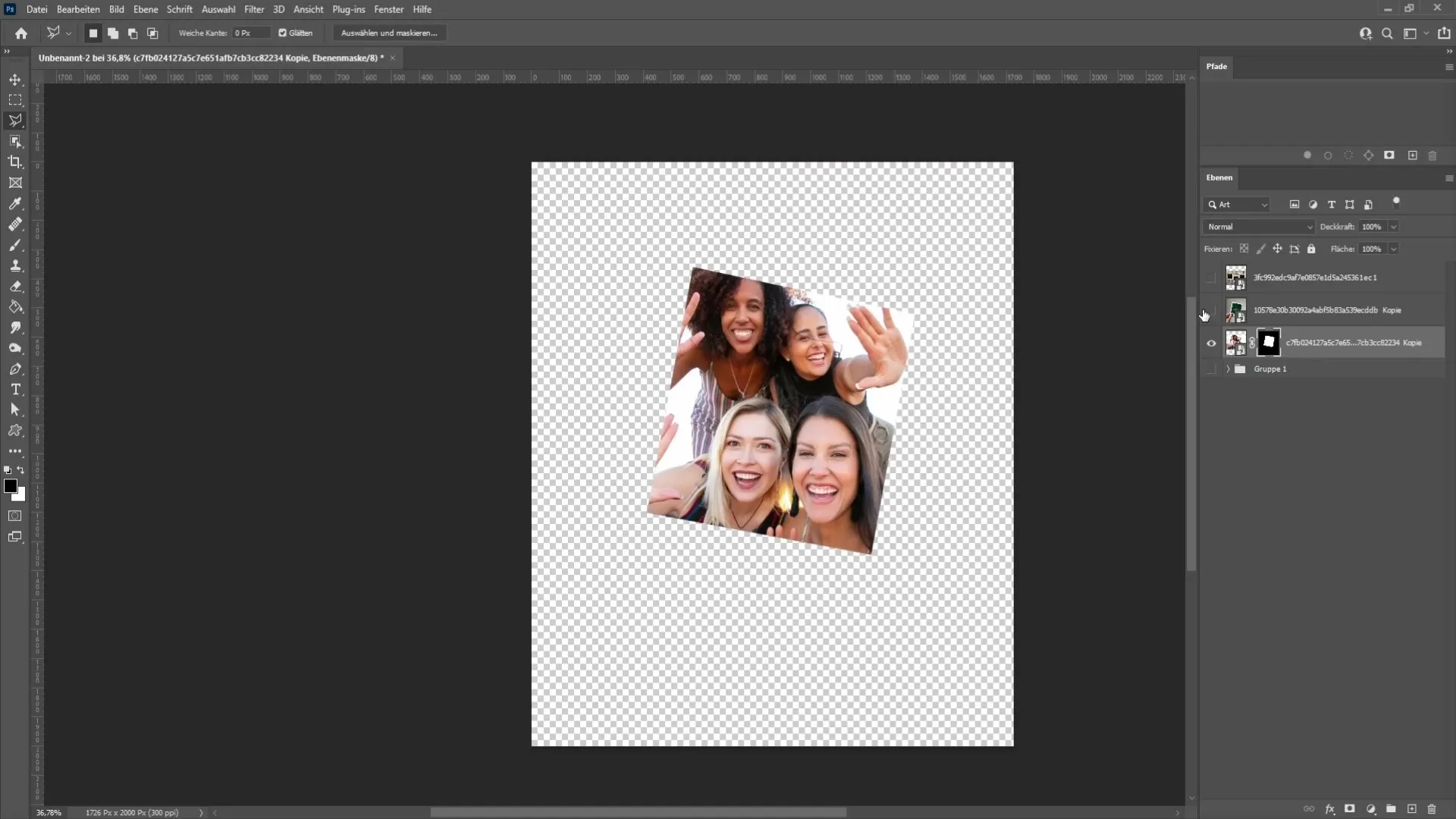 Crear efecto creativo de Polaroid en Photoshop