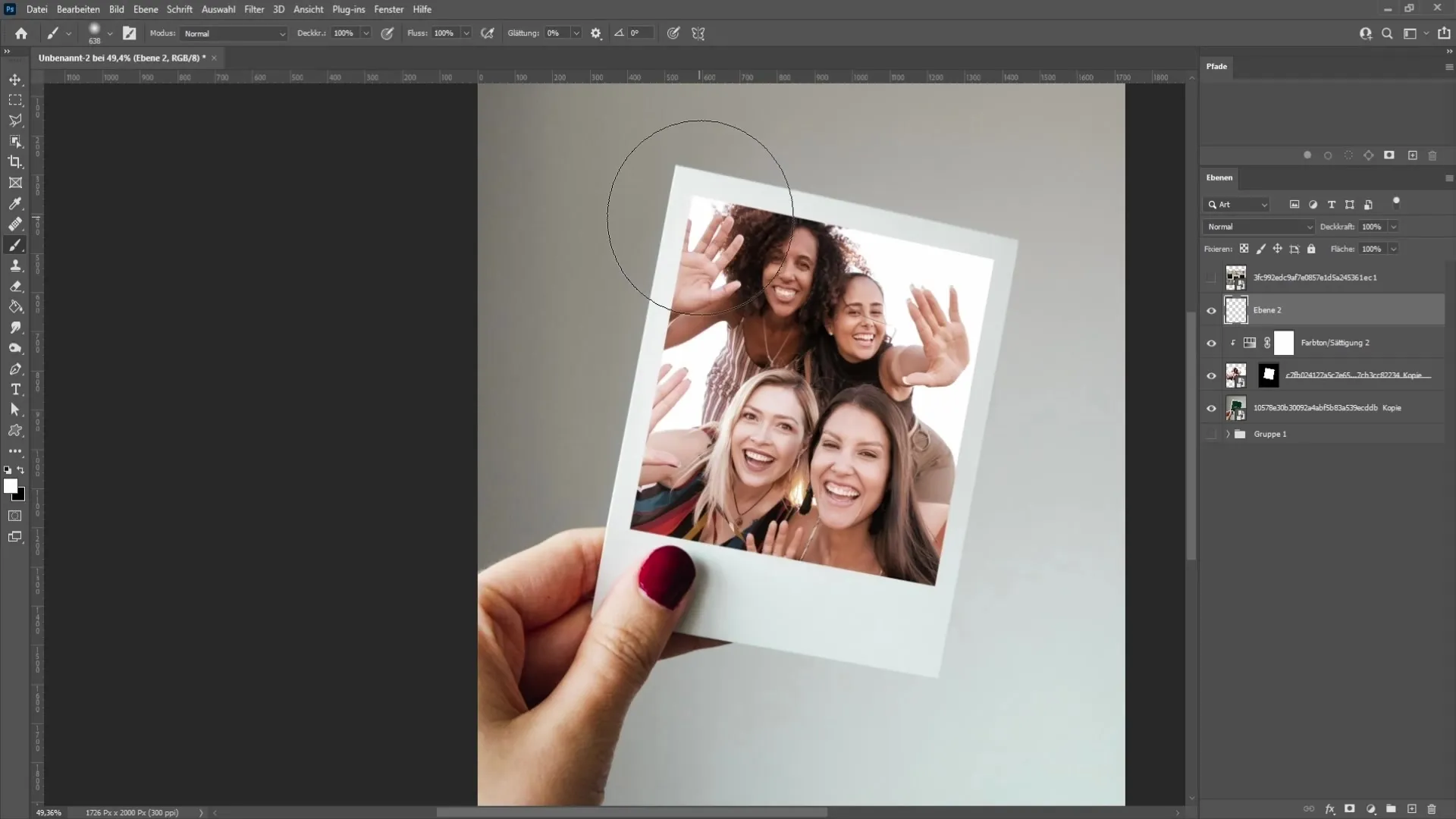 Crear un efecto creativo similar al de Polaroid en Photoshop