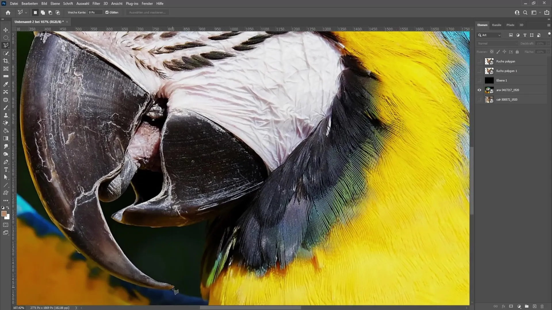 Crear imagen de polígono en Photoshop: Instrucciones paso a paso para el arte de polígonos