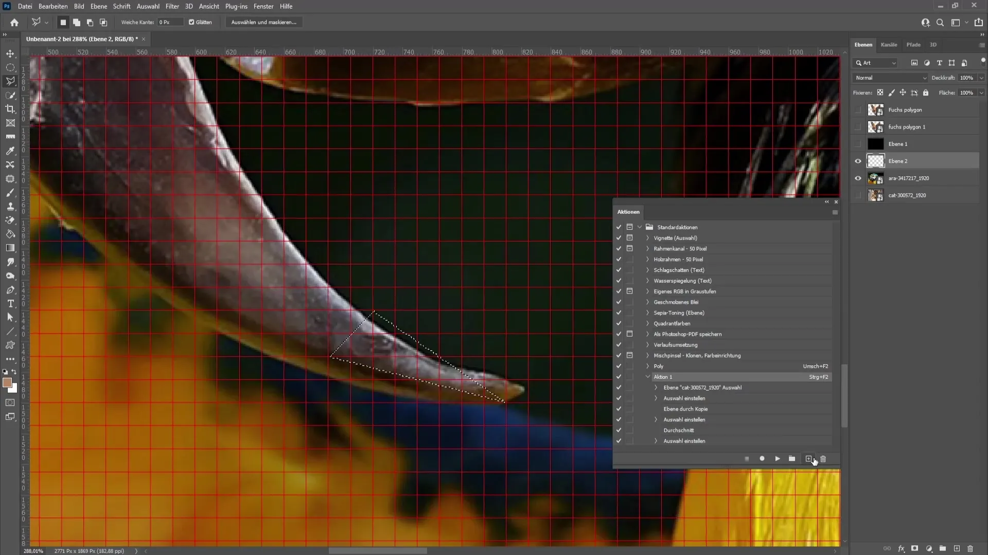 Crear imagen de polígono en Photoshop: Instrucciones paso a paso para el arte de polígonos
