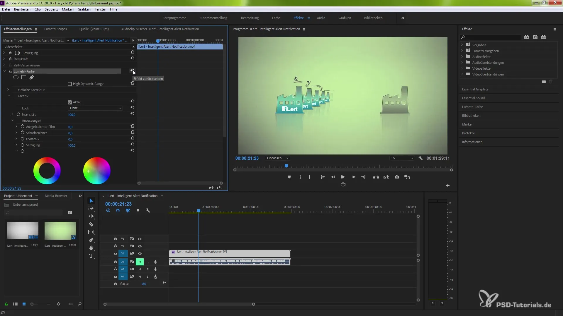 Lumetri-Farbeditor in Premiere Pro CC 2018 effektiv nutzen Lumetri-Farbeditor in Premiere Pro CC 2018 effektiv nutzen