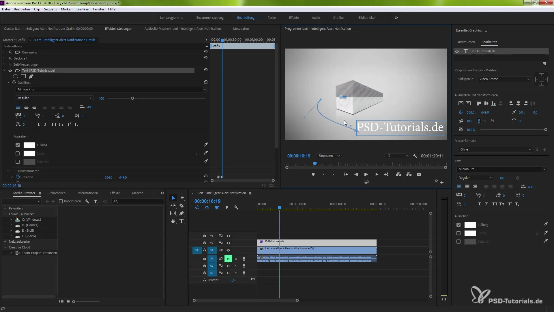 Animationen für Grafikebenen in Premiere Pro Animationen für Grafikebenen in Premiere Pro