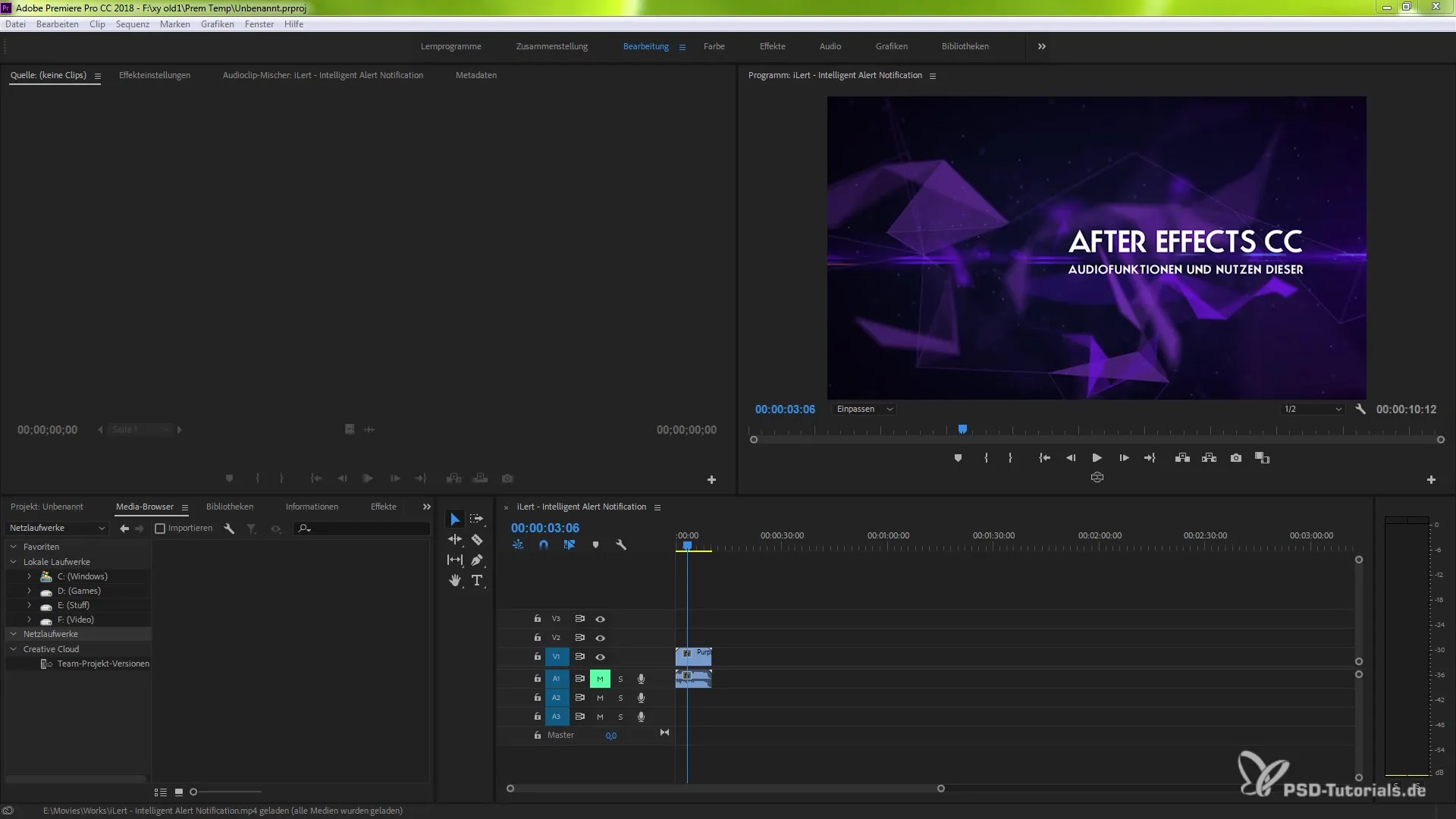 Verbesserte Team Projects Funktionen in Premiere Pro CC 2018 Verbesserte Team Projects Funktionen in Premiere Pro CC 2018