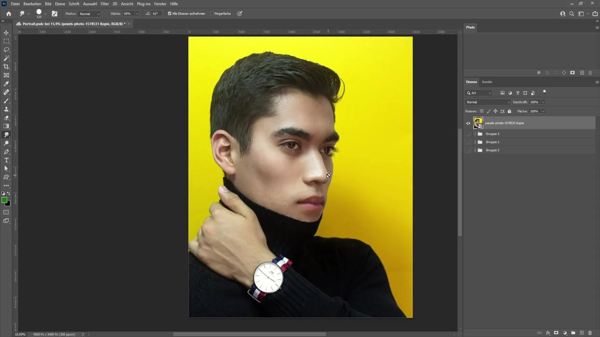 Portrait-Kunst mit Photoshop: Eine Schritt-für-Schritt-Anleitung