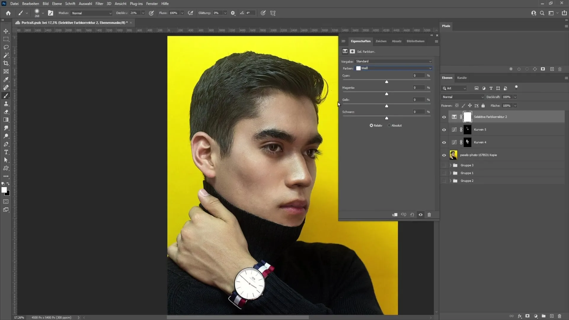 Portrait-Kunst mit Photoshop: Eine Schritt-für-Schritt-Anleitung