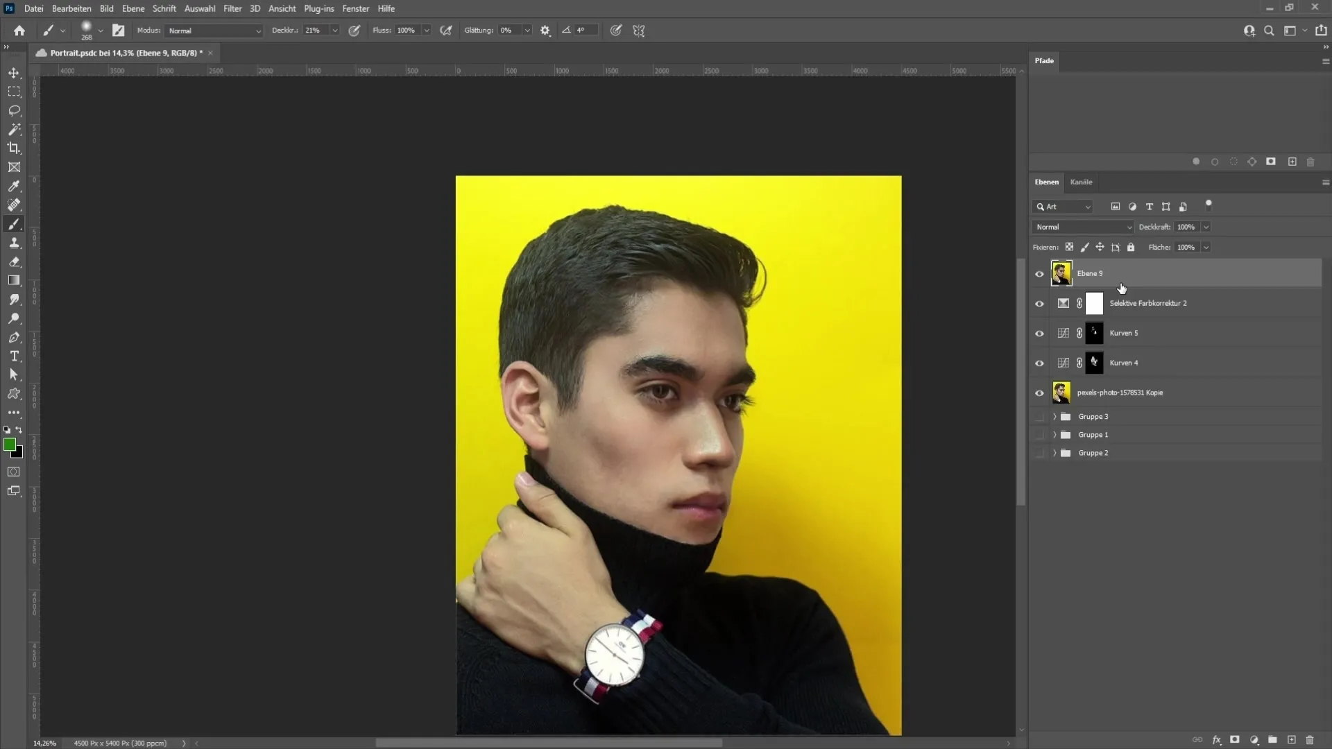 Portrait-Kunst mit Photoshop: Eine Schritt-für-Schritt-Anleitung