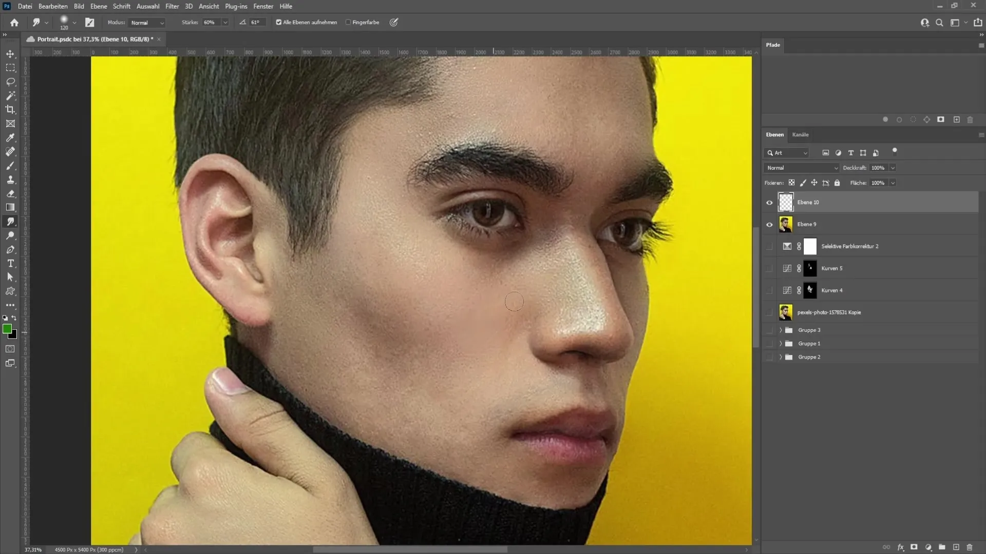 Portrait-Kunst mit Photoshop: Eine Schritt-für-Schritt-Anleitung
