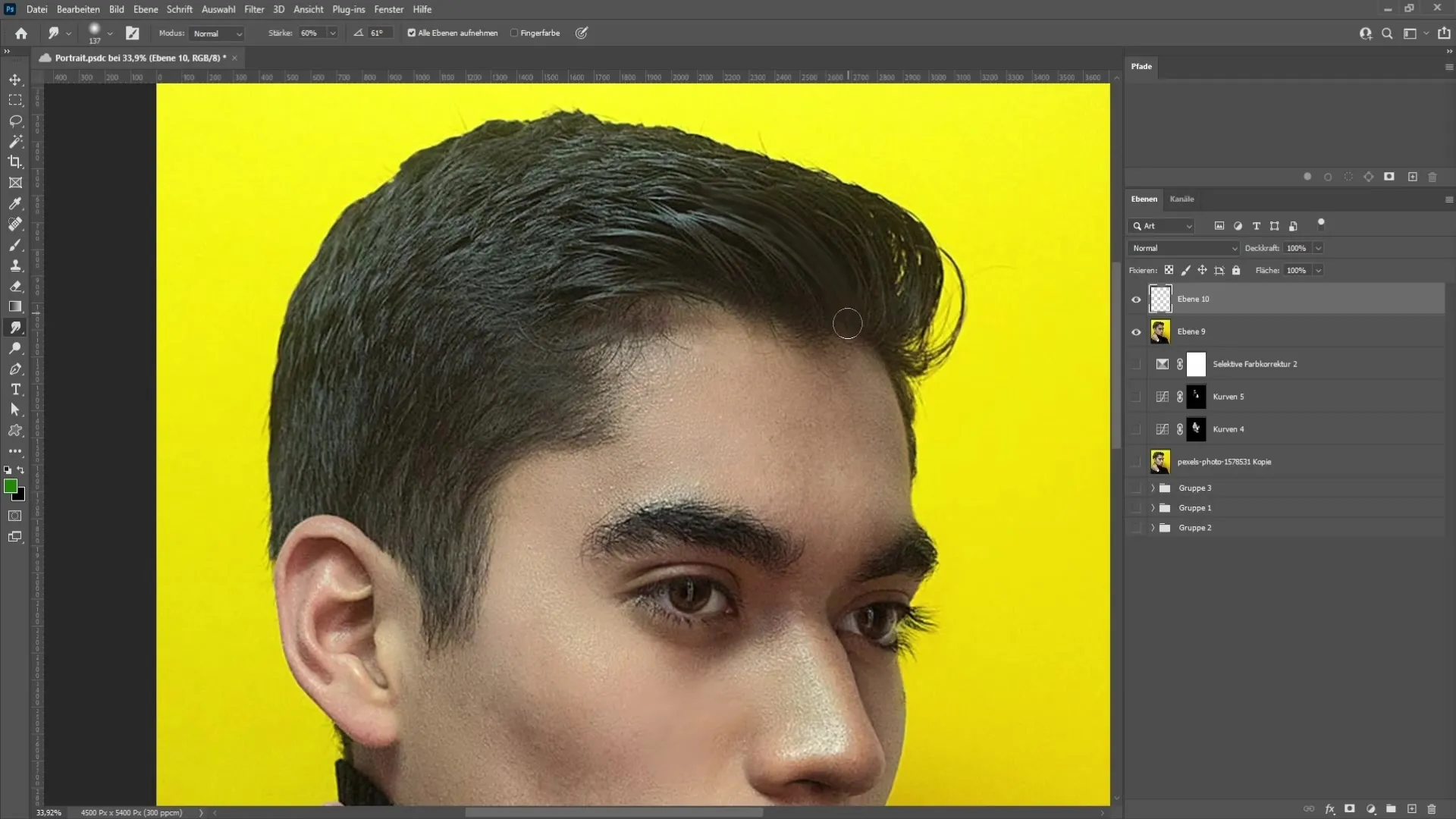 Portrait-Kunst mit Photoshop: Eine Schritt-für-Schritt-Anleitung