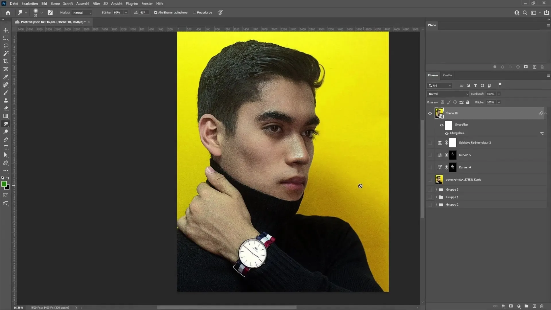Portrait-Kunst mit Photoshop: Eine Schritt-für-Schritt-Anleitung
