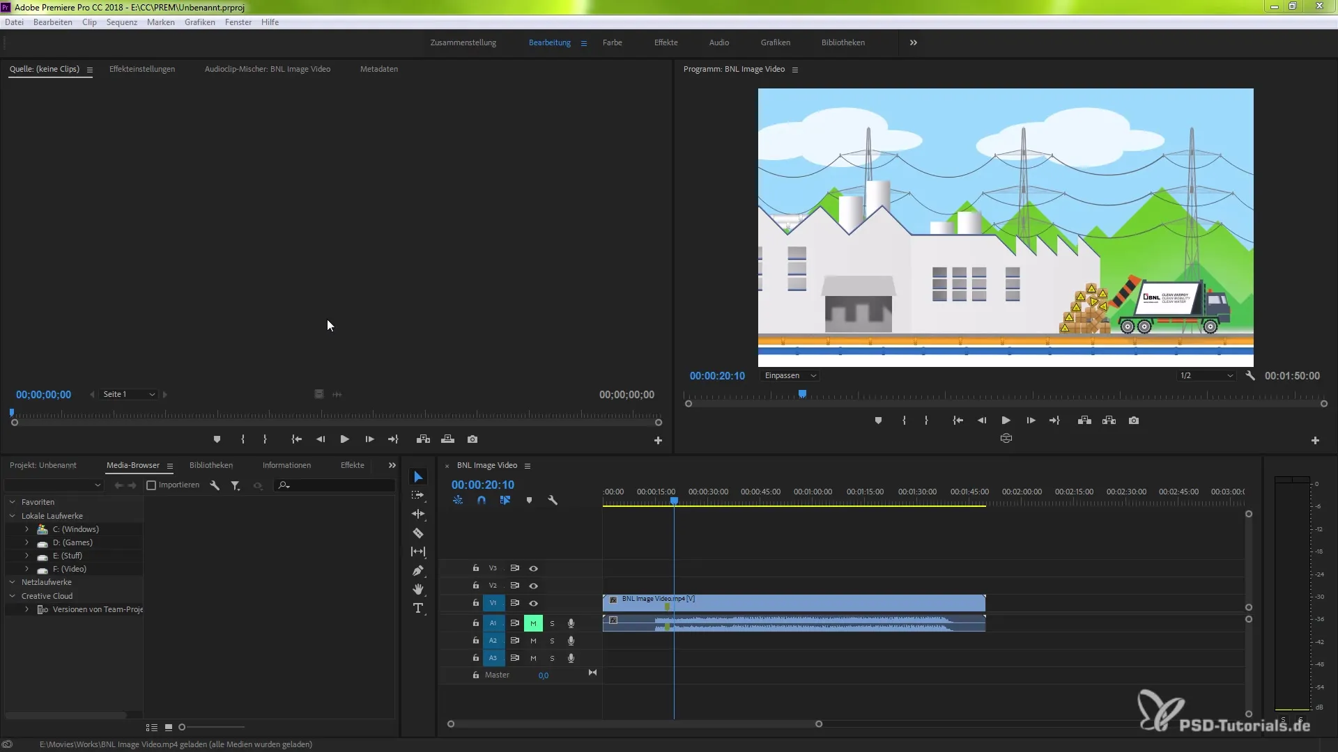 Team Projects in Premiere Pro CC 2018 – Anleitung für Version 1.0 Team Projects in Premiere Pro CC 2018 – Anleitung für Version 1.0