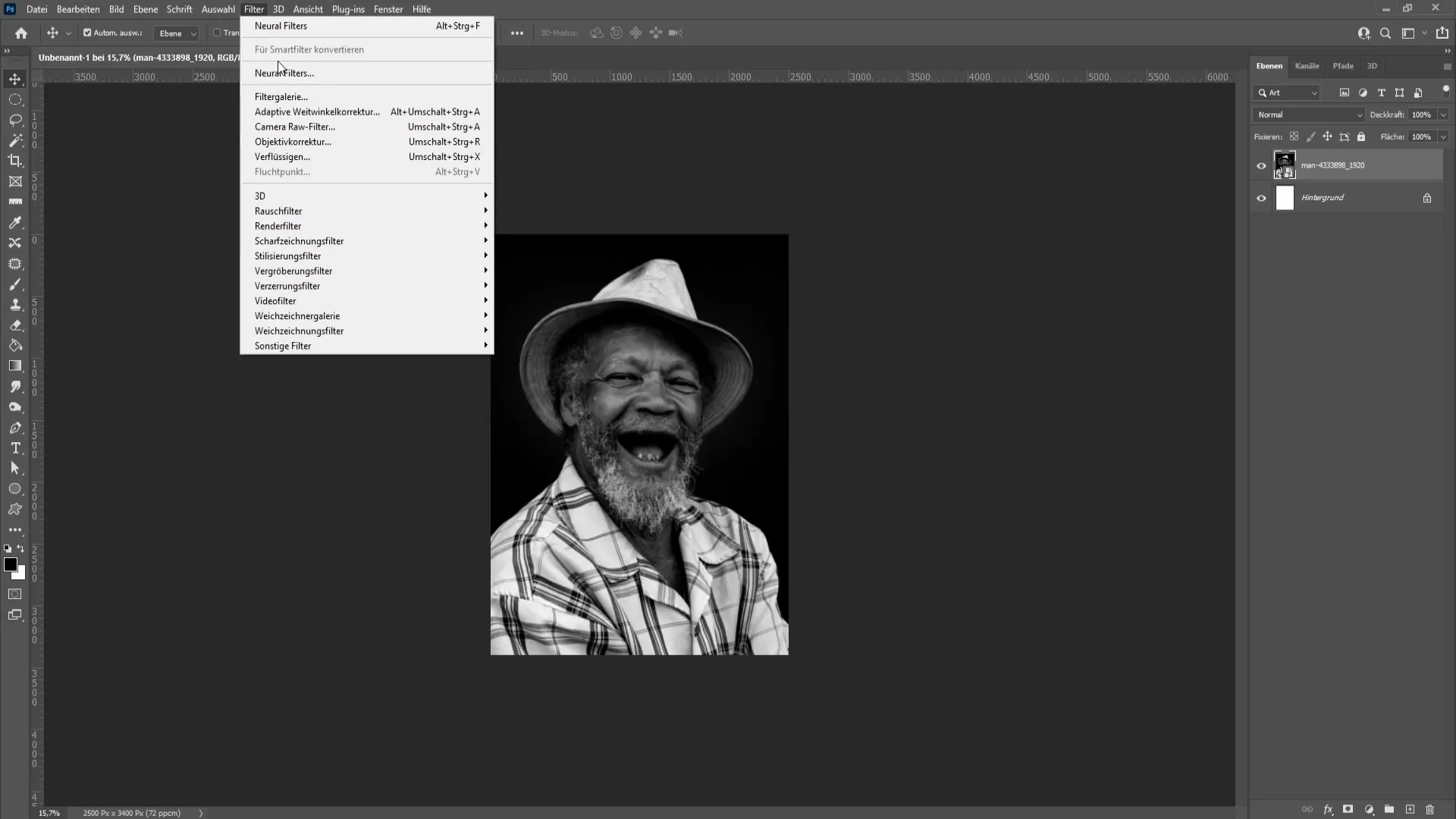 Kreatives Färben von Schwarz-Weiß-Bildern in Photoshop
