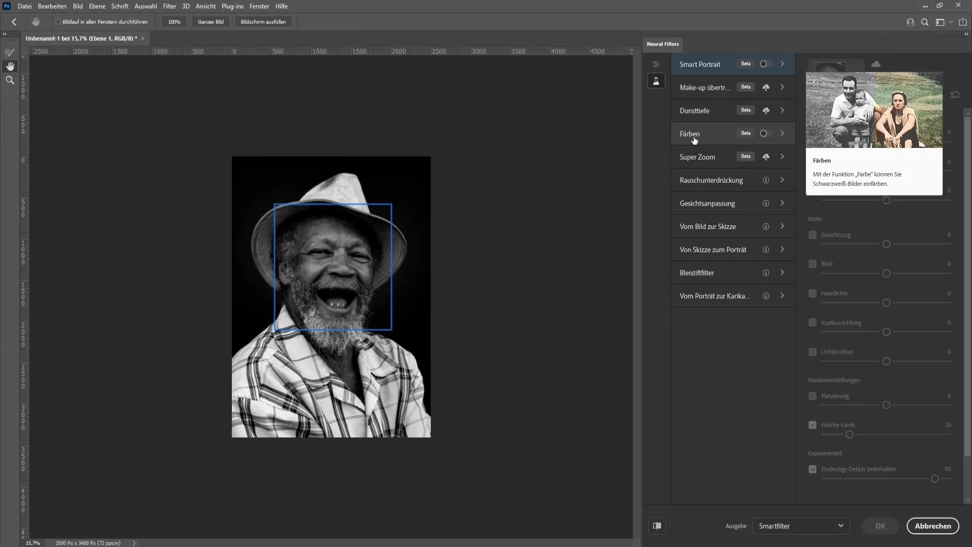 Kreatives Färben von Schwarz-Weiß-Bildern in Photoshop