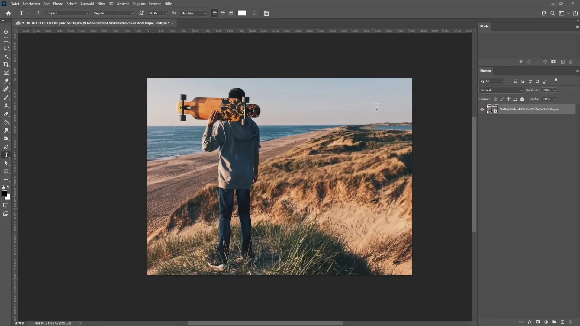 Grafische Gestaltung: Text intelligent neben Bildern in Photoshop einfügen
