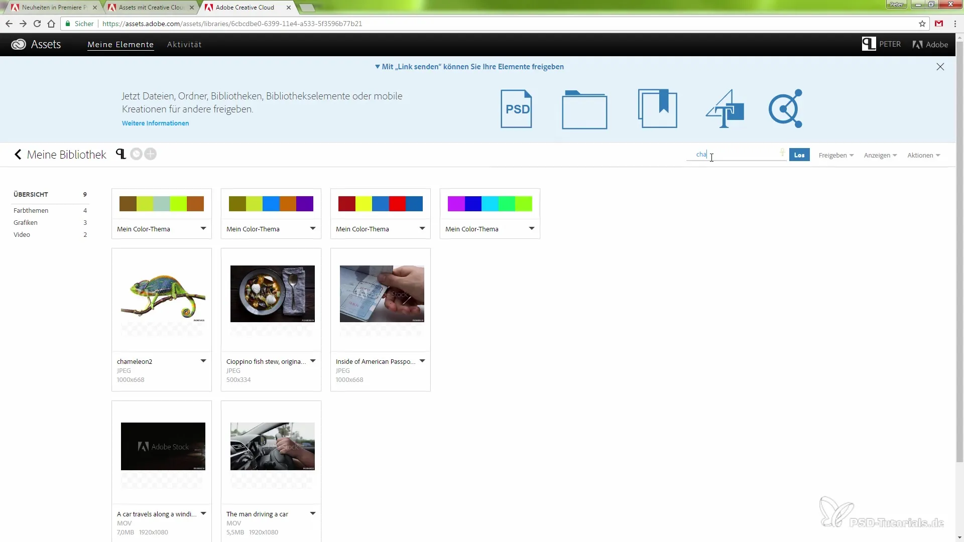 Neuerungen in Premiere Pro CC 2015.1 – Creative Cloud-Bibliotheken Neuerungen in Premiere Pro CC 2015.1 – Creative Cloud-Bibliotheken