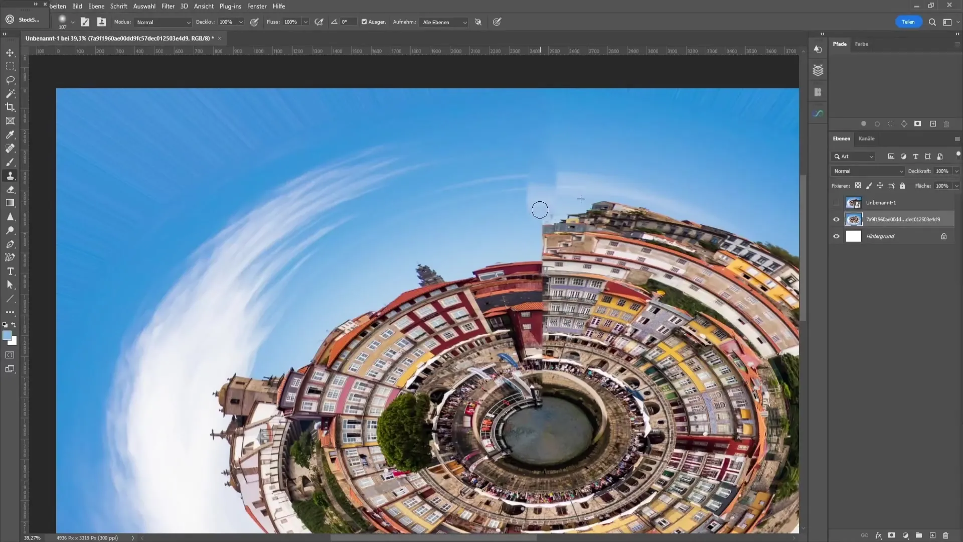Efectul Tiny Planet în Photoshop - Ghid simplu