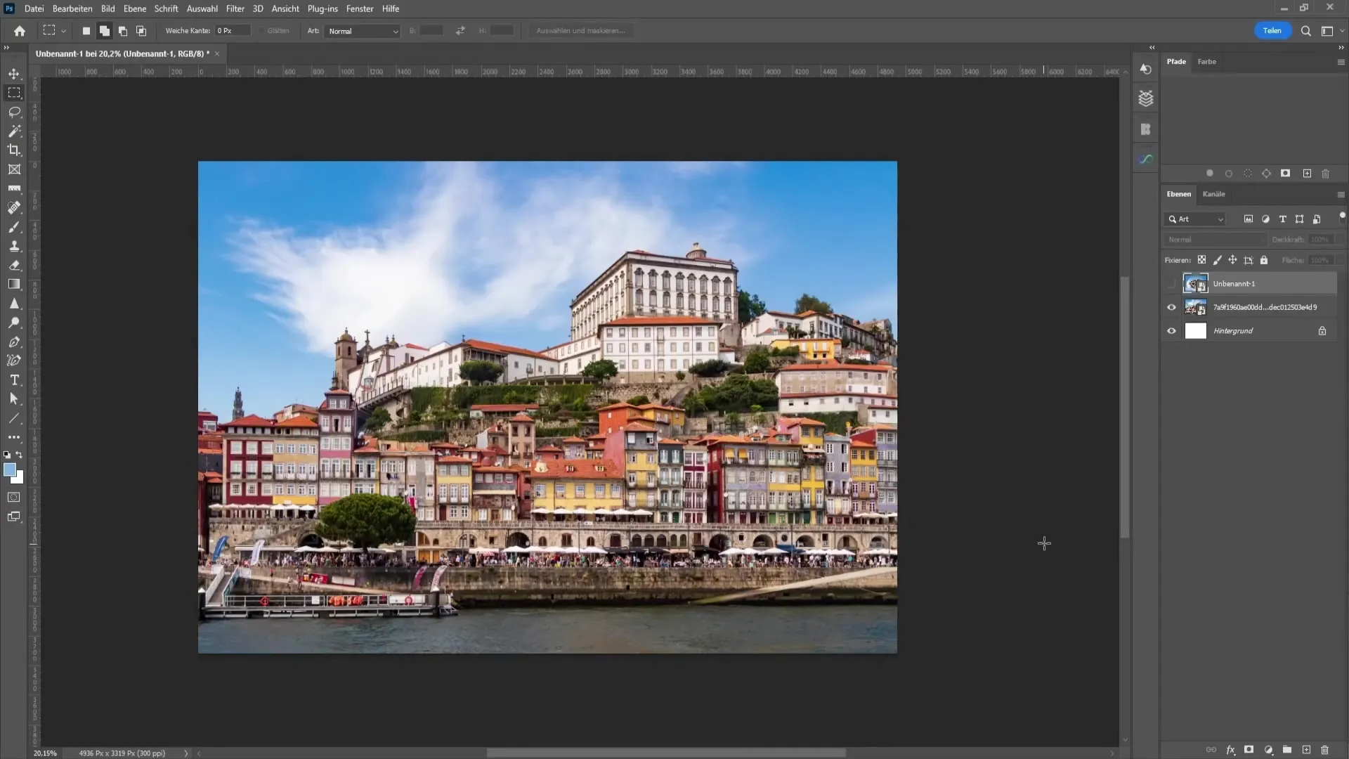 Efectul planetar mic în Photoshop - Ghid simplu