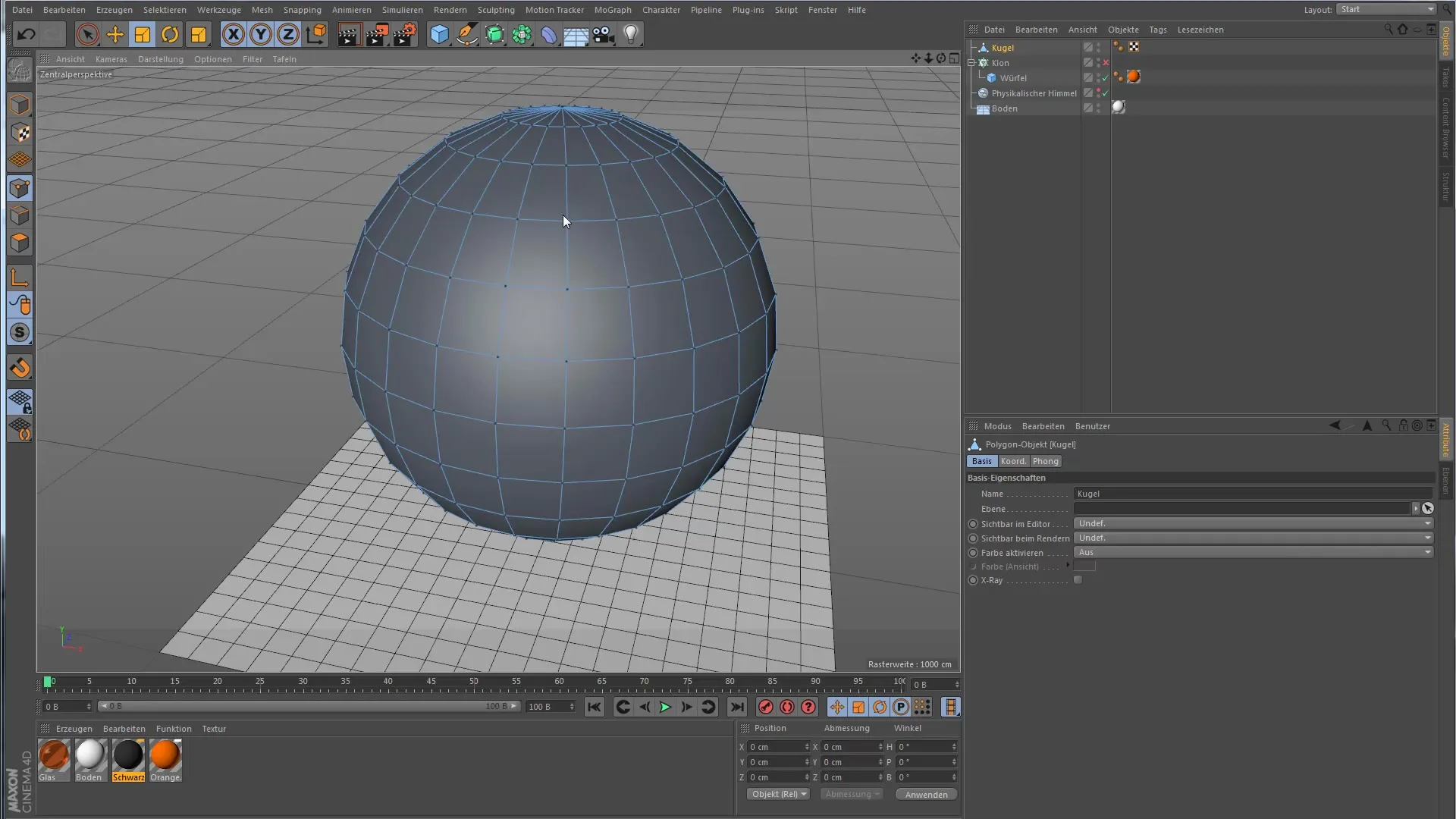 Klon-Objekt Modus in Cinema 4D für Einsteiger Klon-Objekt Modus in Cinema 4D für Einsteiger