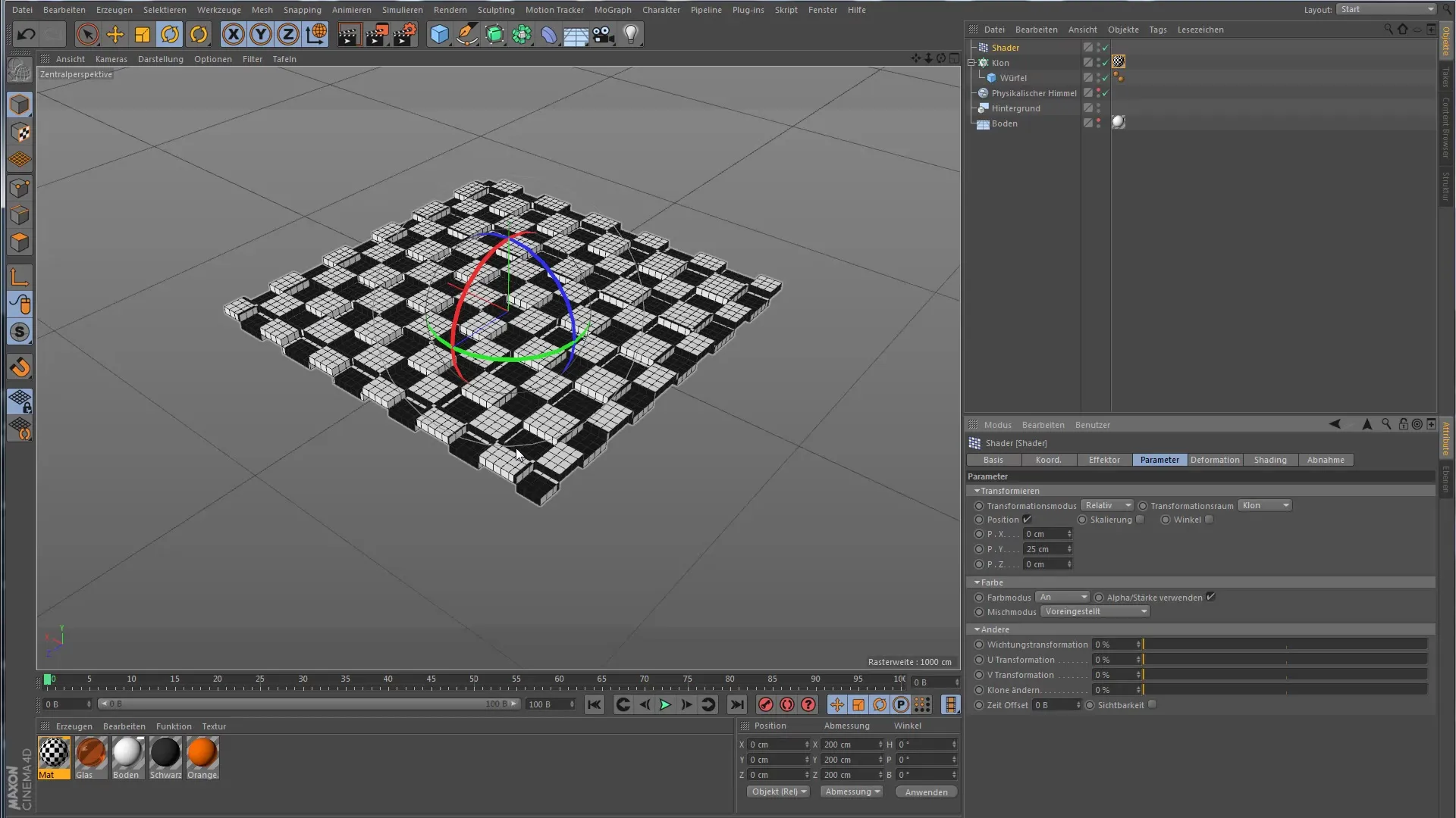 Shader-Effektor in Cinema 4D – Animierte Texturen nutzen Shader-Effektor in Cinema 4D – Animierte Texturen nutzen
