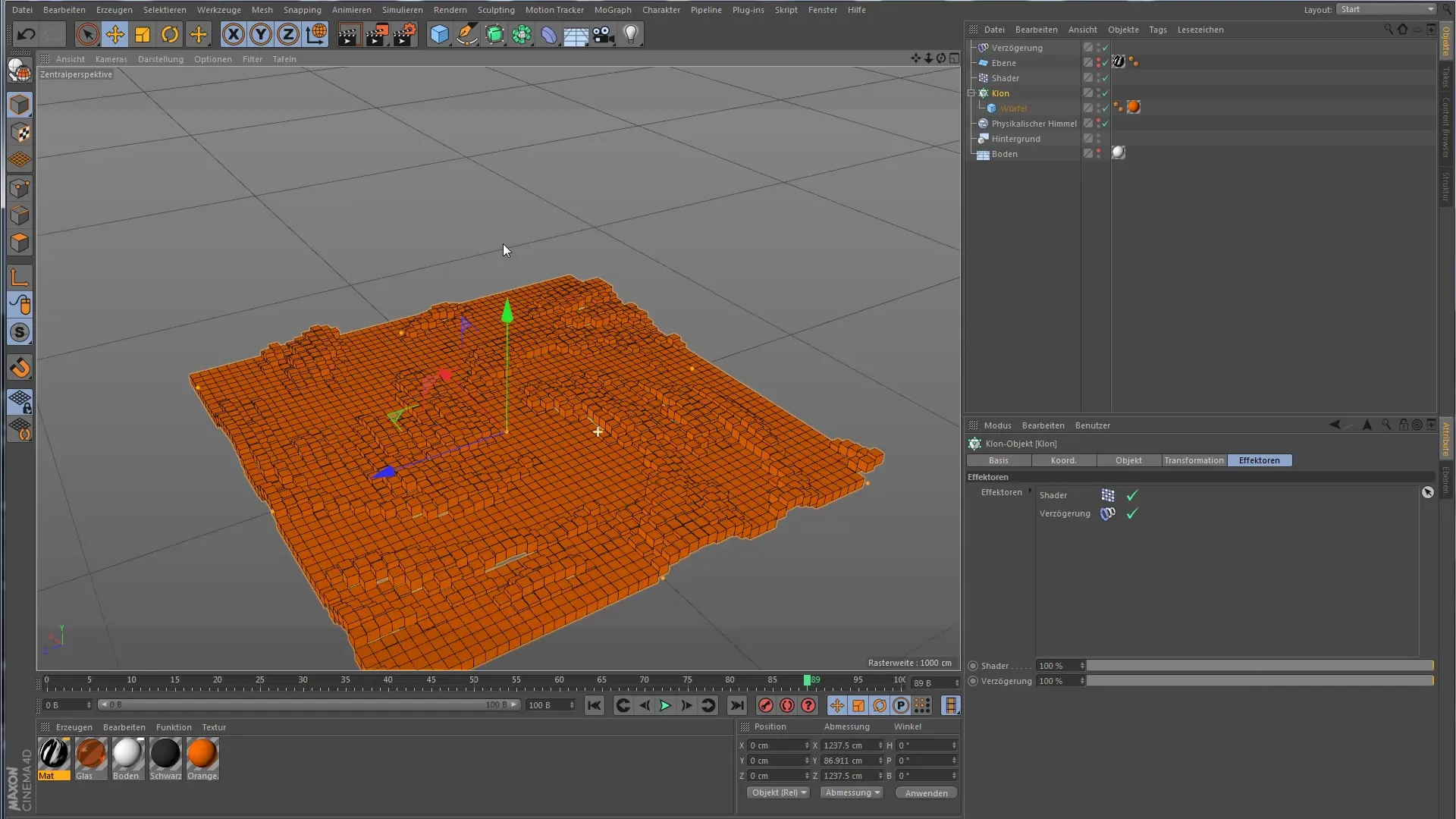 Shader-Effektor in Cinema 4D – Animierte Texturen nutzen Shader-Effektor in Cinema 4D – Animierte Texturen nutzen