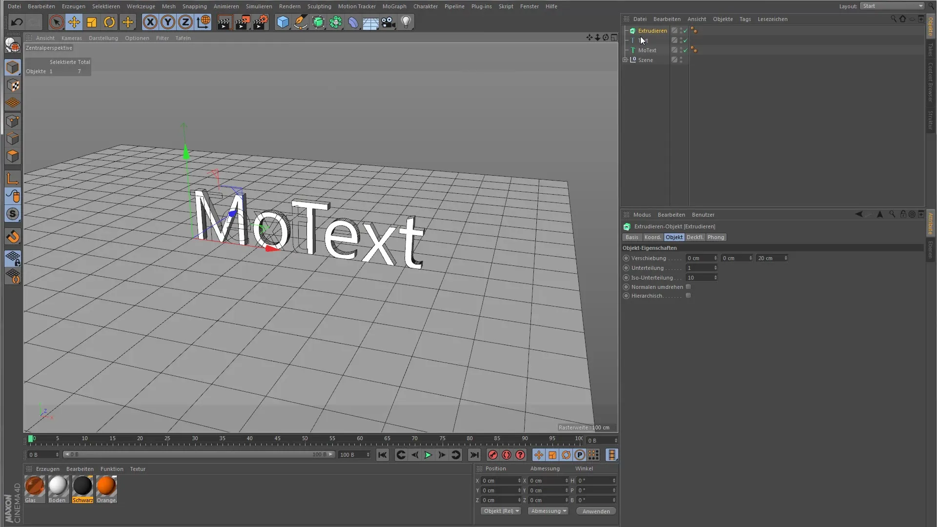 Kreative Textanimationen mit dem MoText-Objekt in Cinema 4D Kreative Textanimationen mit dem MoText-Objekt in Cinema 4D