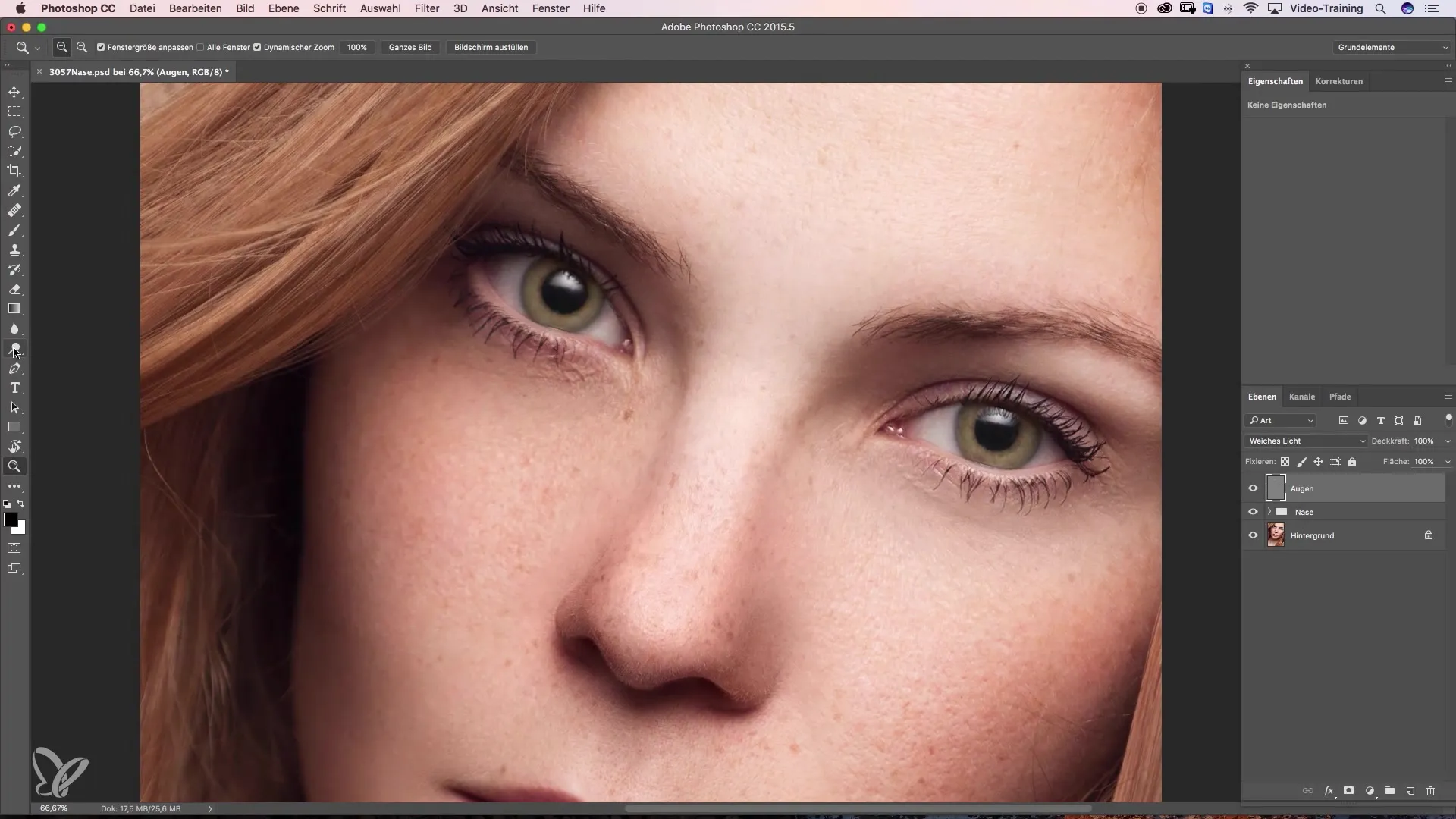 Augen durch Dodge & Burn effektiv betonen Augen durch Dodge & Burn effektiv betonen