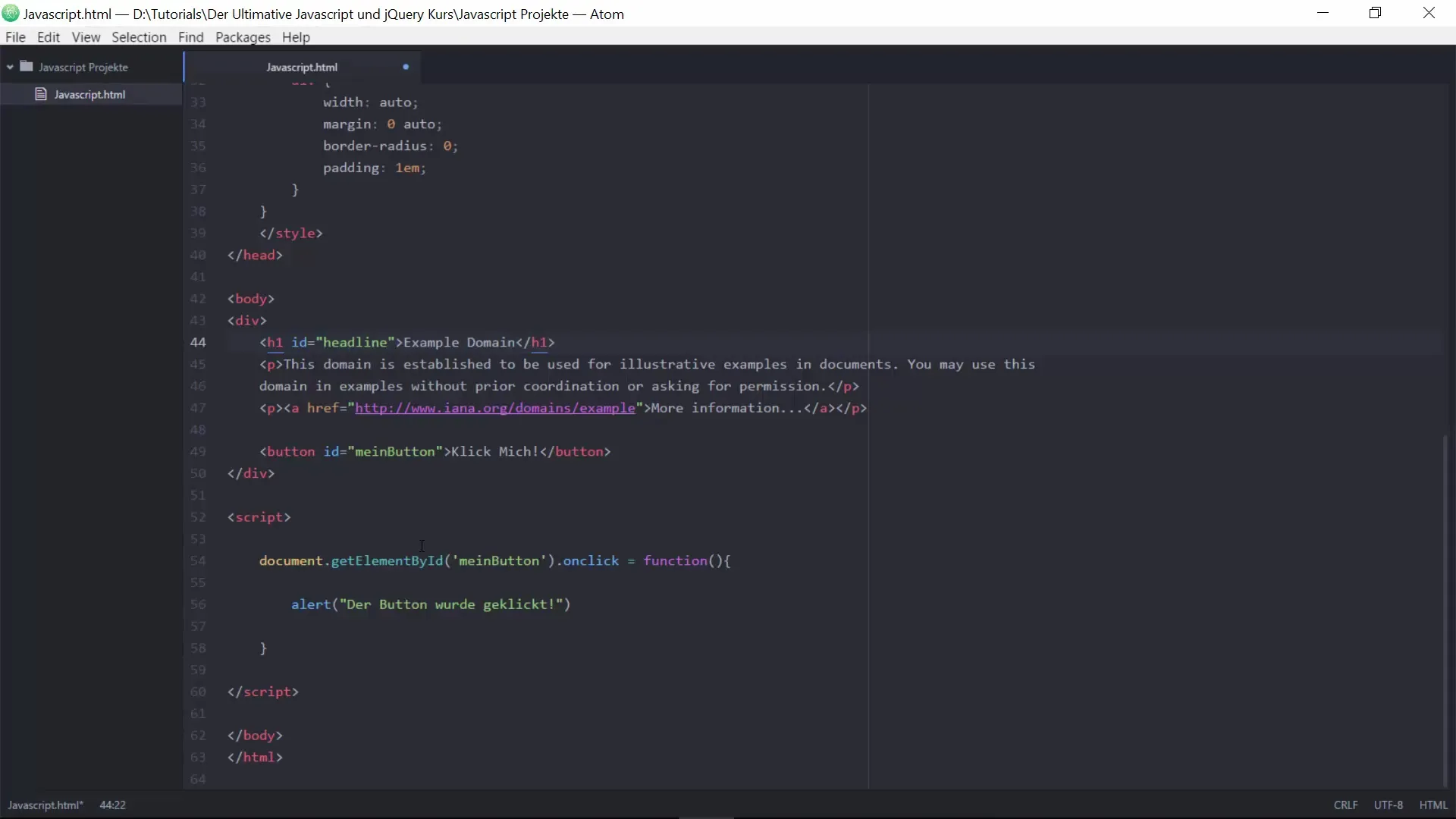 Interactive web development with JavaScript variables Interactive web development with JavaScript variables