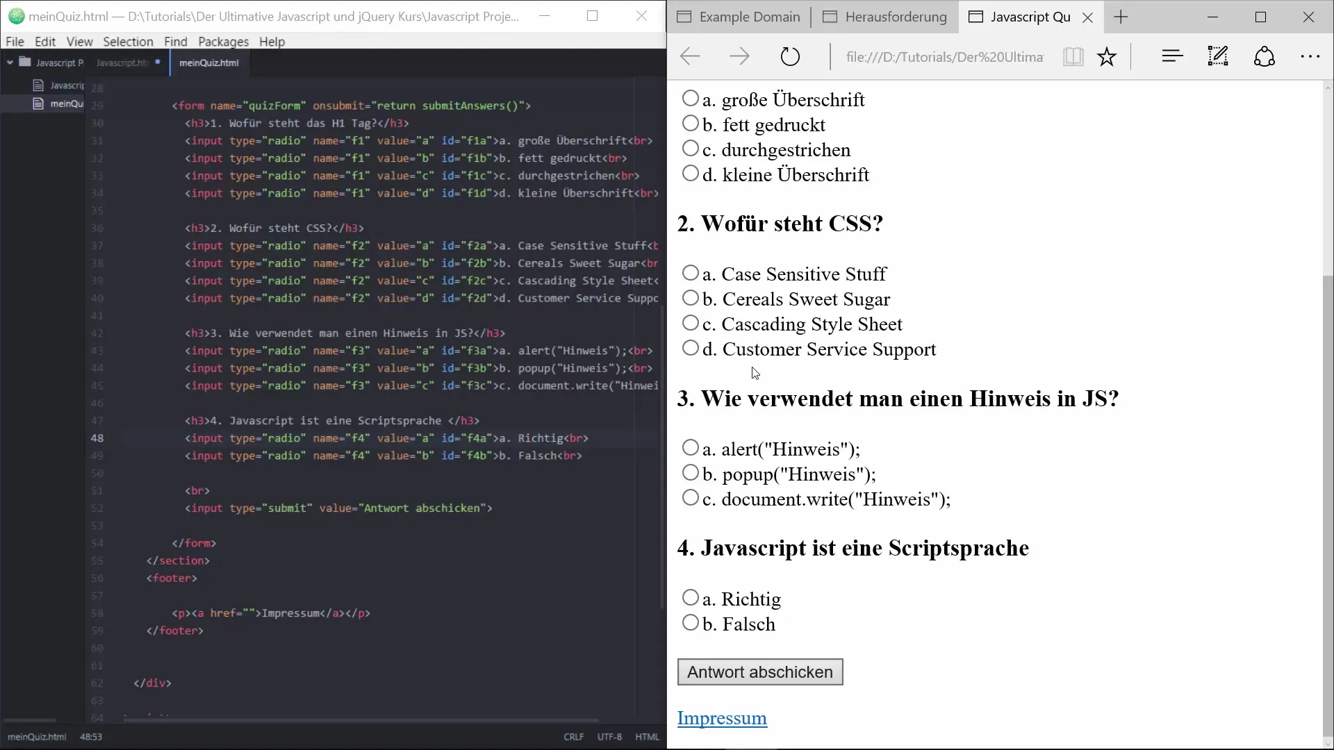 Създайте своето Quiz с привлекателен CSS стил Създайте вашето Quiz с атрактивен CSS стил