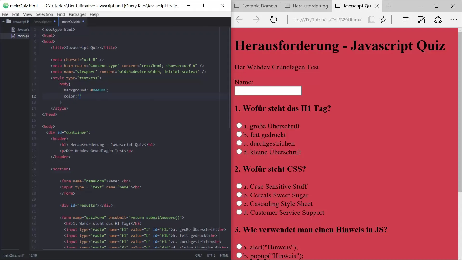 Създай своето Quiz с привлекателно CSS стилизиране Проектирайте вашето Quiz с привлекателно CSS стилизиране