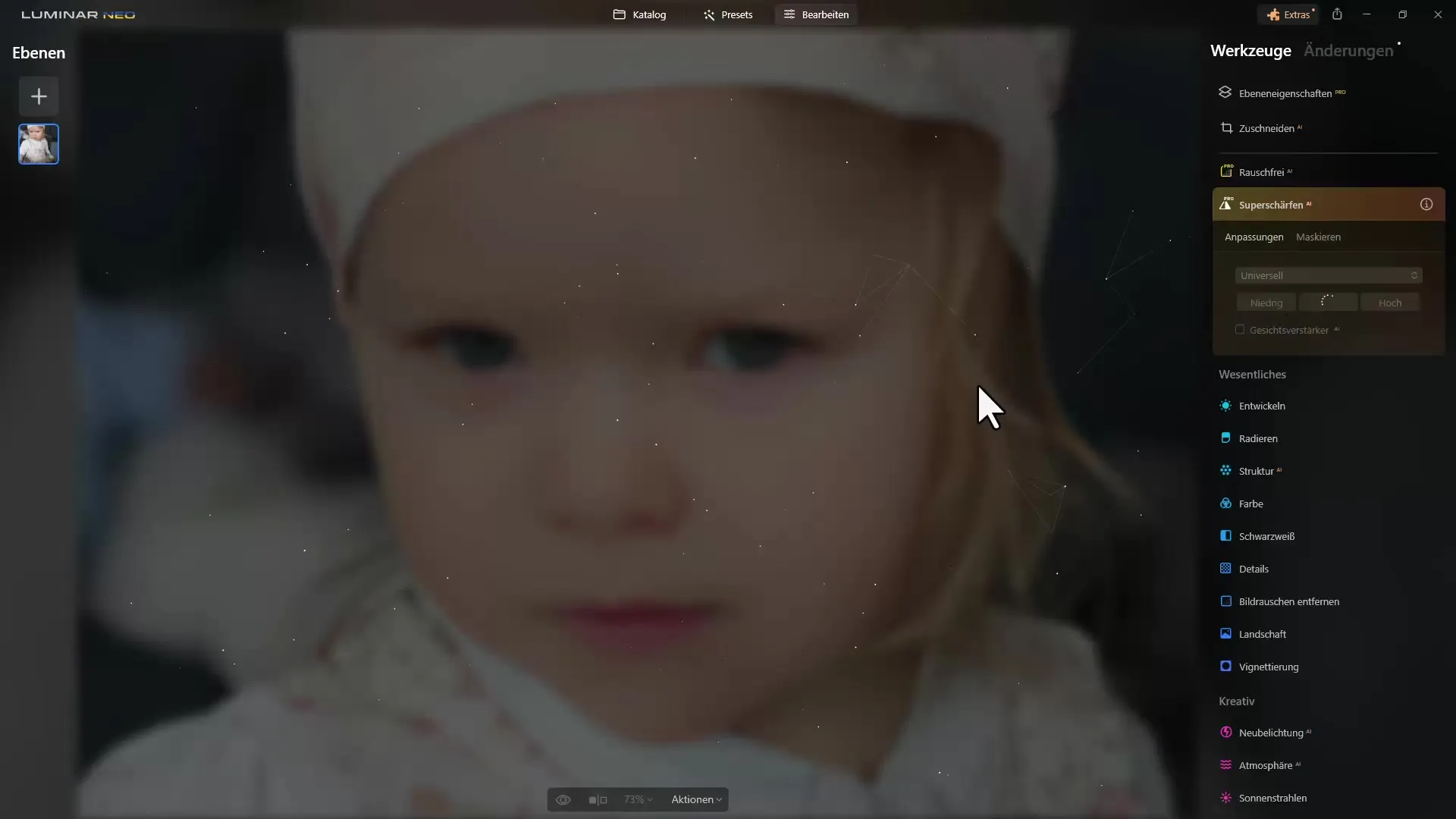 Sharpening images with AI: A detailed guide for Luminar Neo