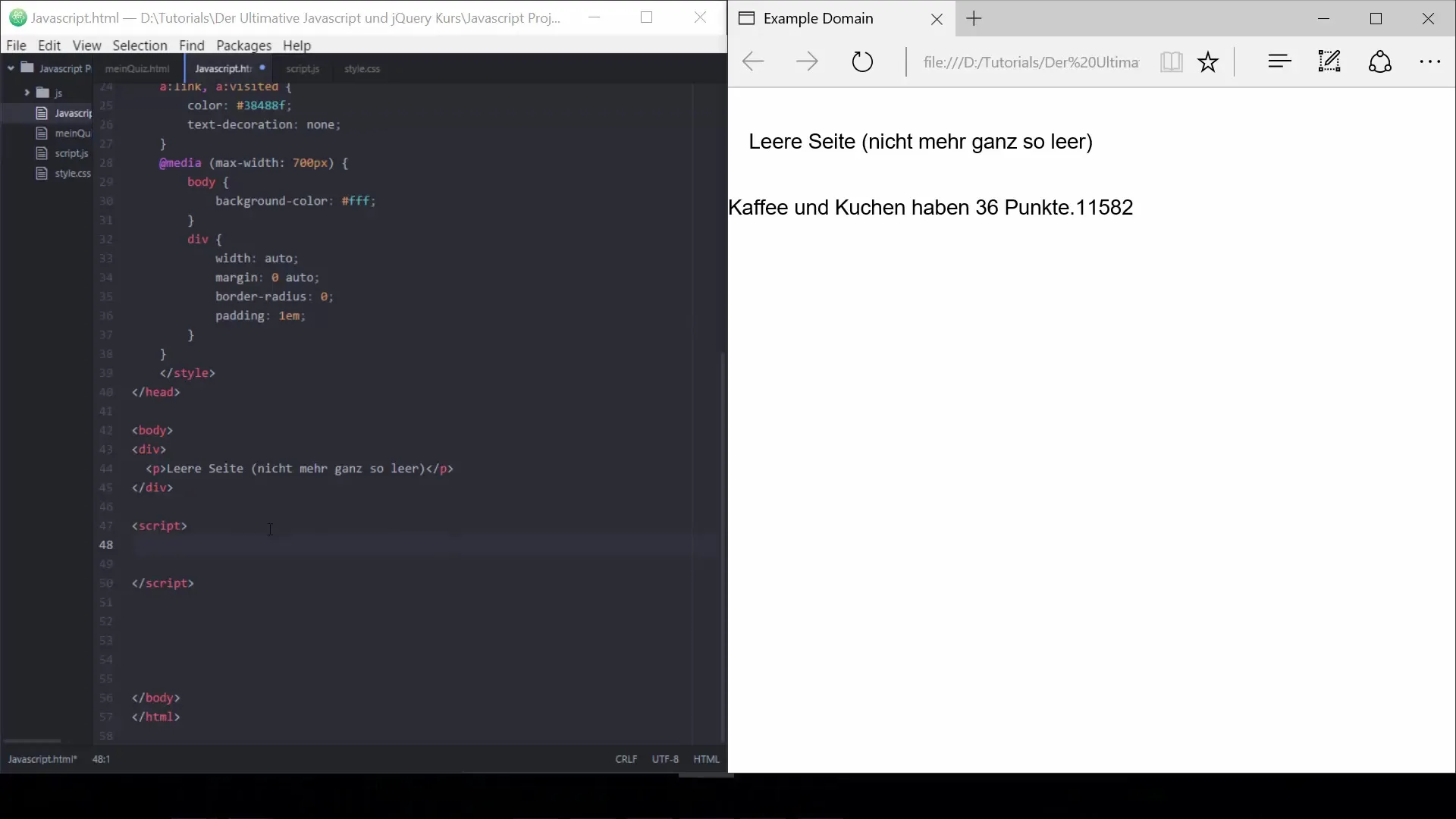 Global and local variables in JavaScript Global and local variables in JavaScript