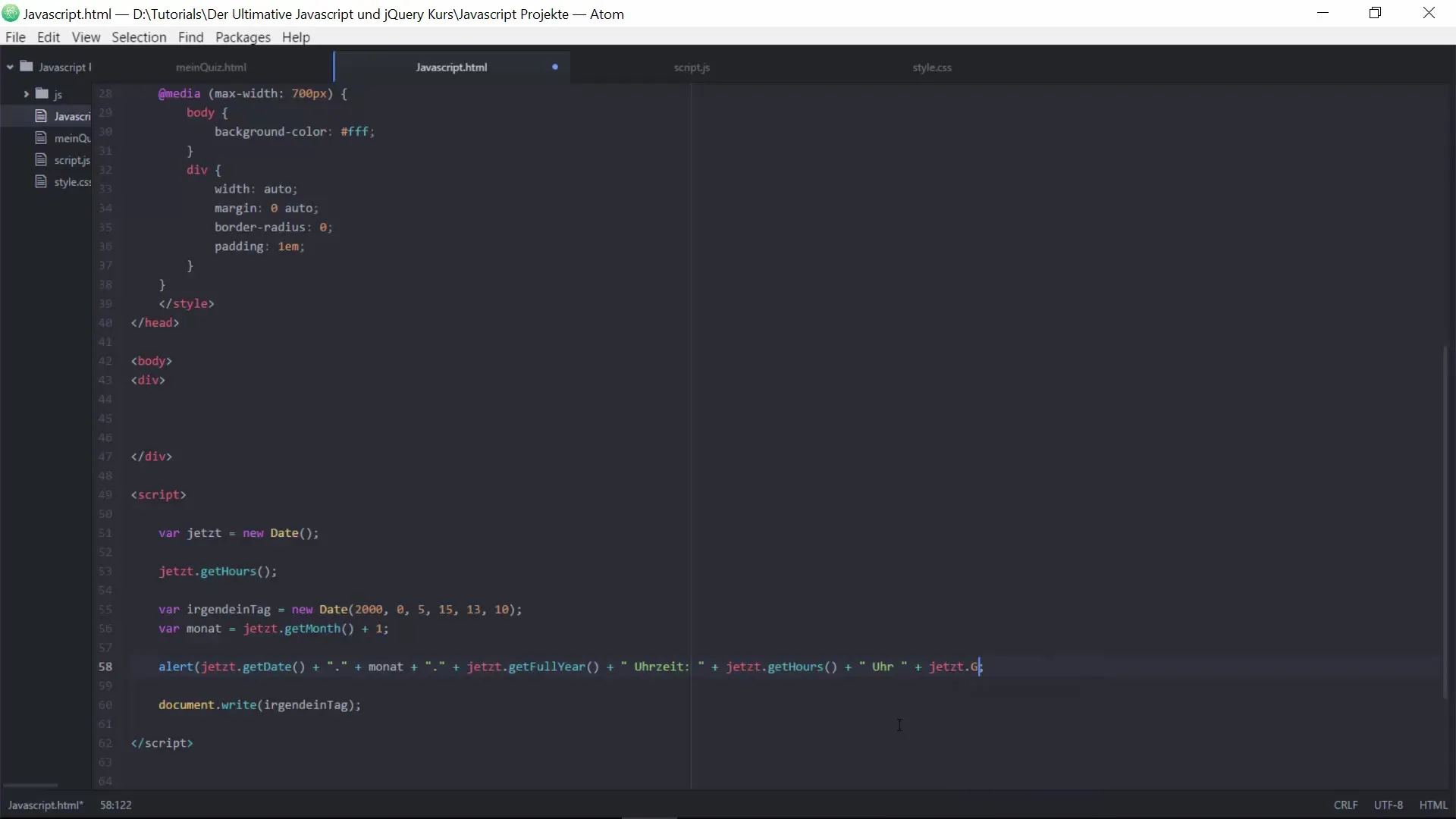 Understand the Date object in JavaScript step by step Understand the Date object in JavaScript step by step