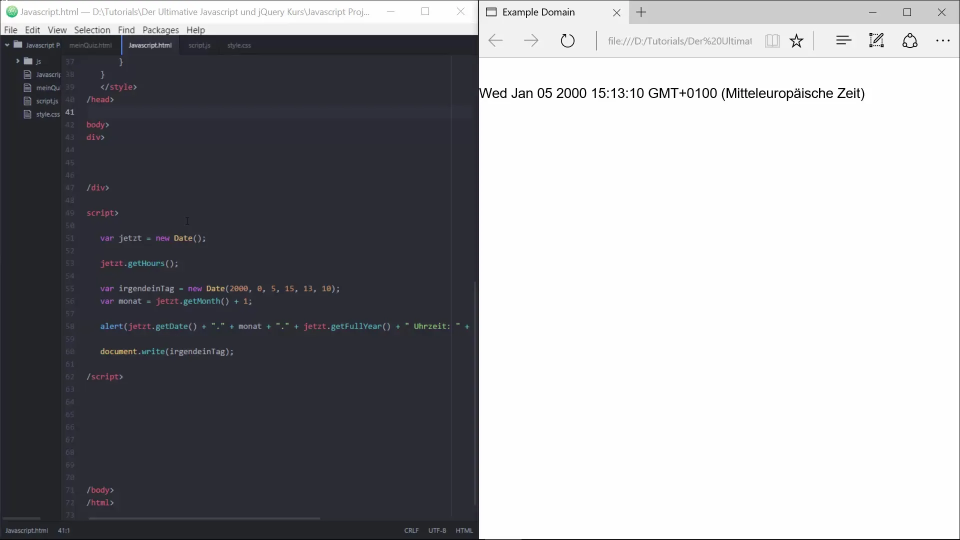 Interactive clock with JavaScript – step-by-step guide Interactive clock with JavaScript – step-by-step guide