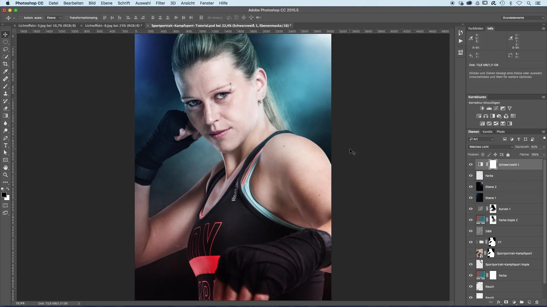 Sharpen sports portraits efficiently – reduce motion blur Efficiently sharpening sports portraits – reducing blurriness