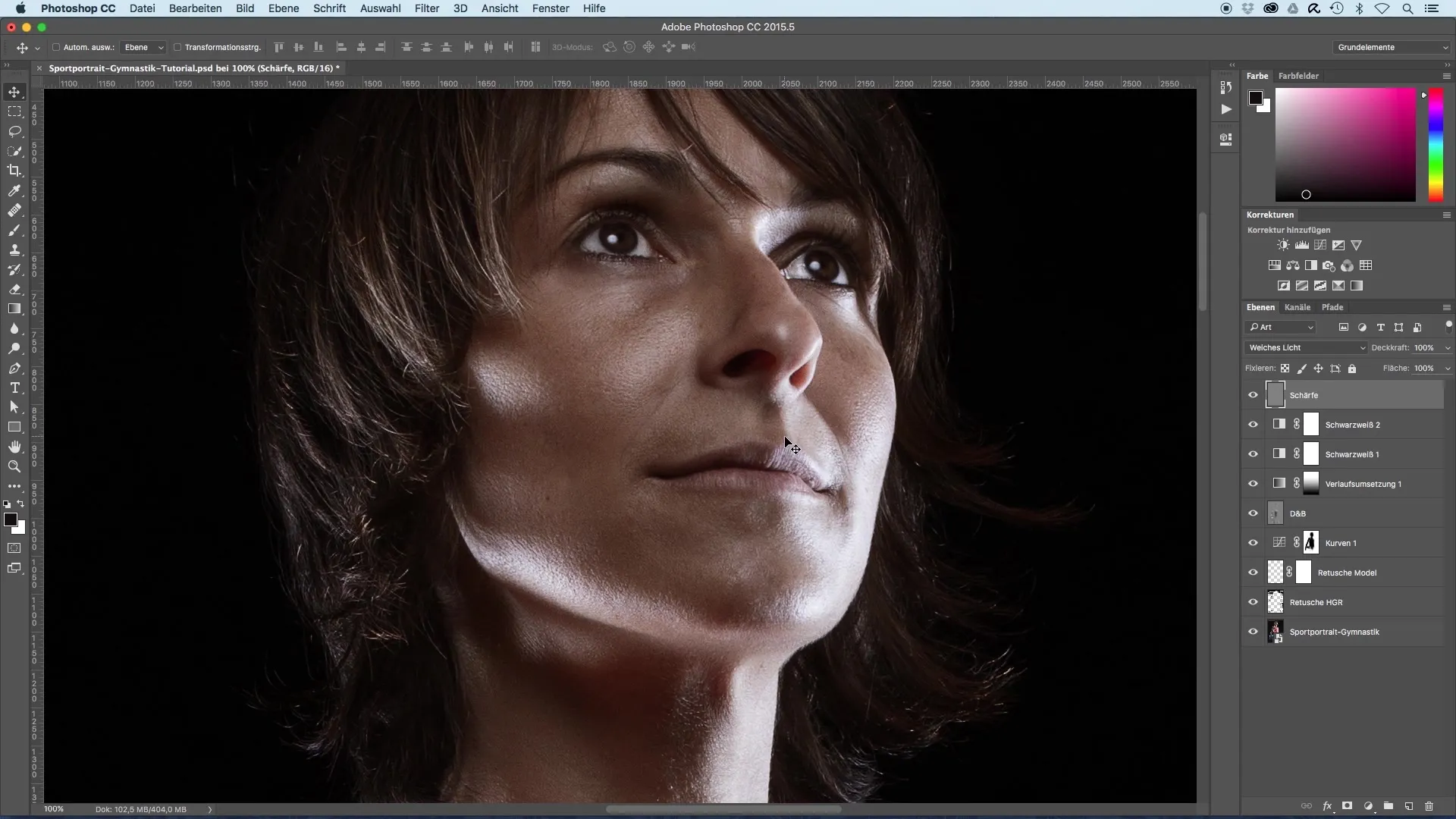 High-pass filter for sharpening sports portraits High-pass filter for sharpening sports portraits