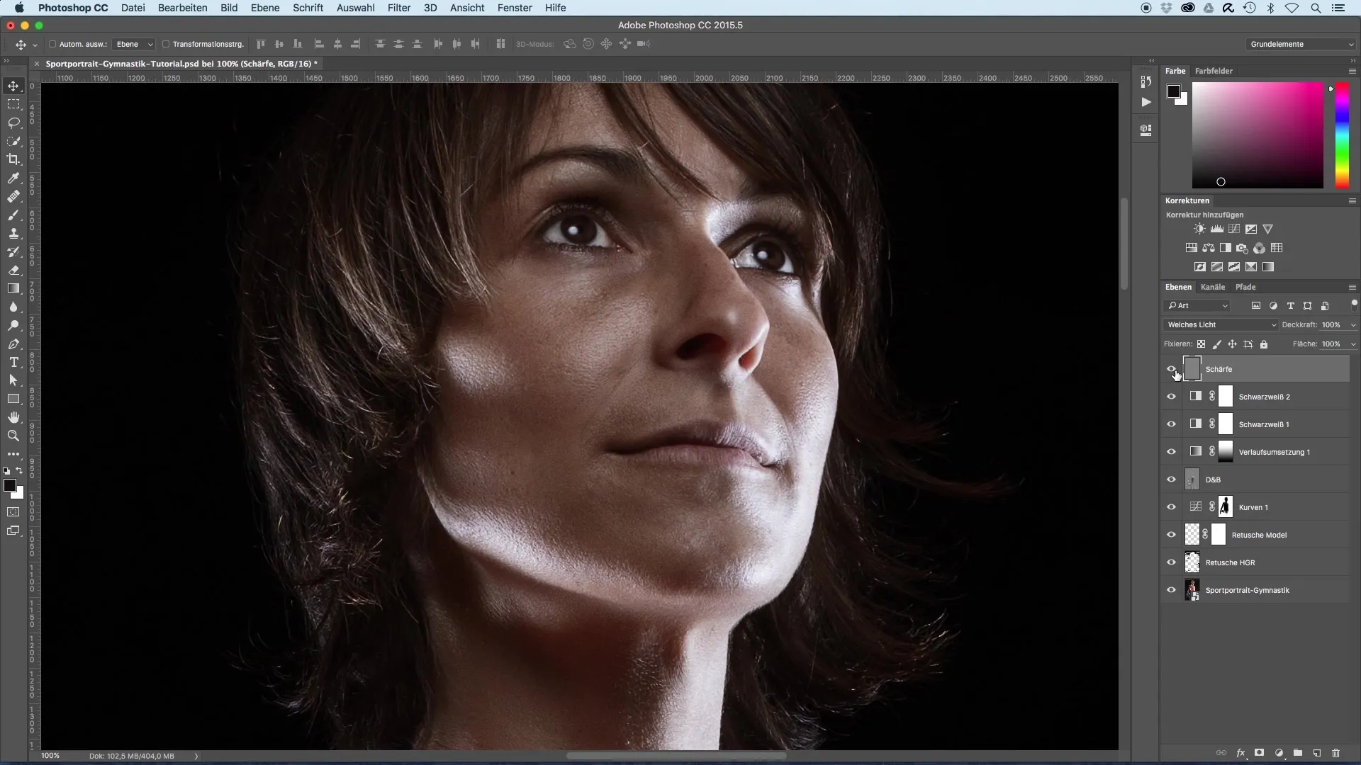 High-pass filter for sharpening sports portraits High-pass filter for sharpening sports portraits
