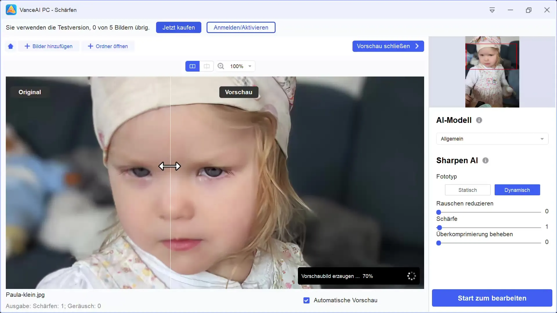 Nitidez eficaz de imagens com Vance AI: um guia completo