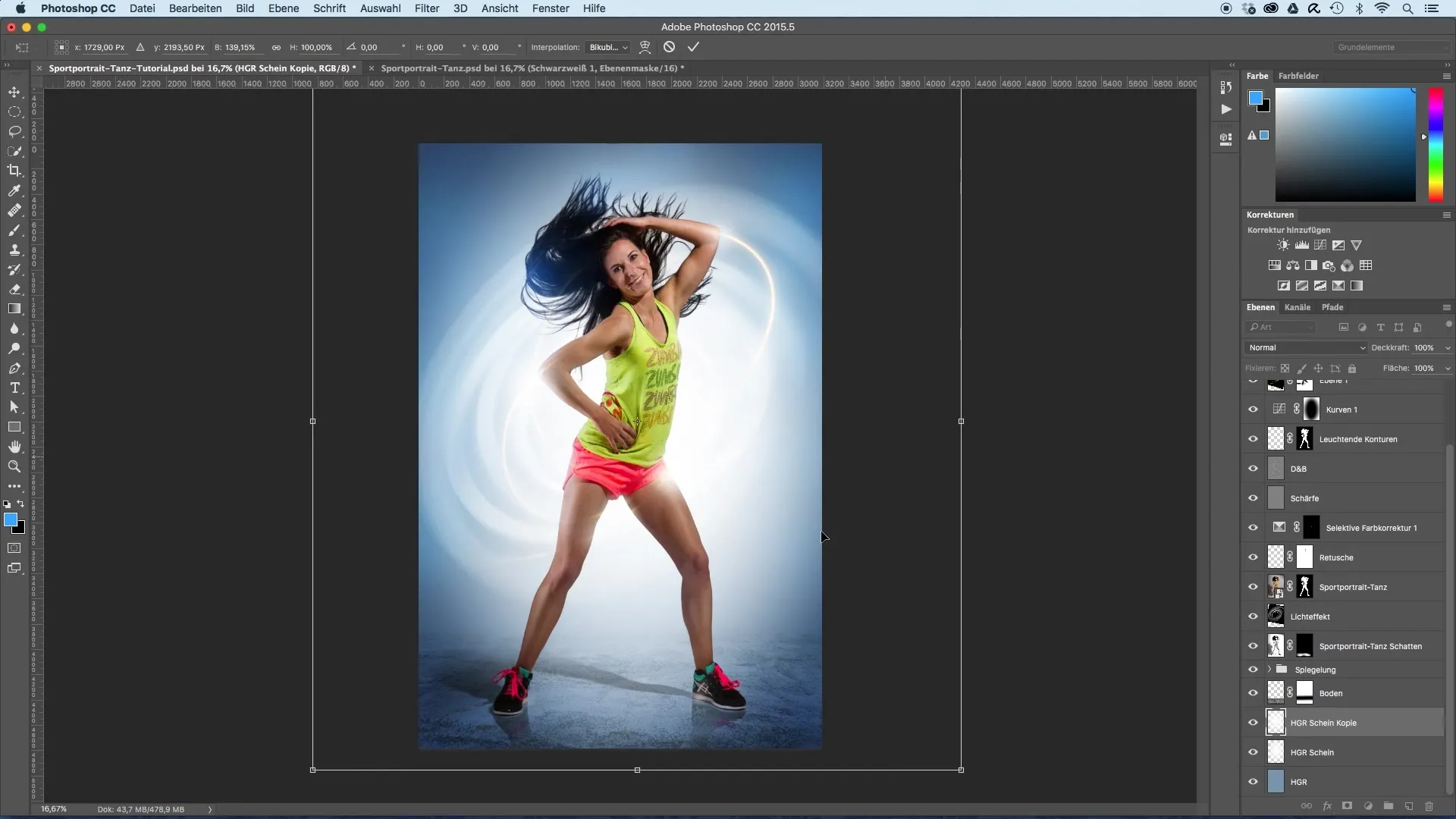 Bright colors in sports portraits – This is how you bring more life into the picture Bright colors in sports portraits – This is how you bring more life into the picture