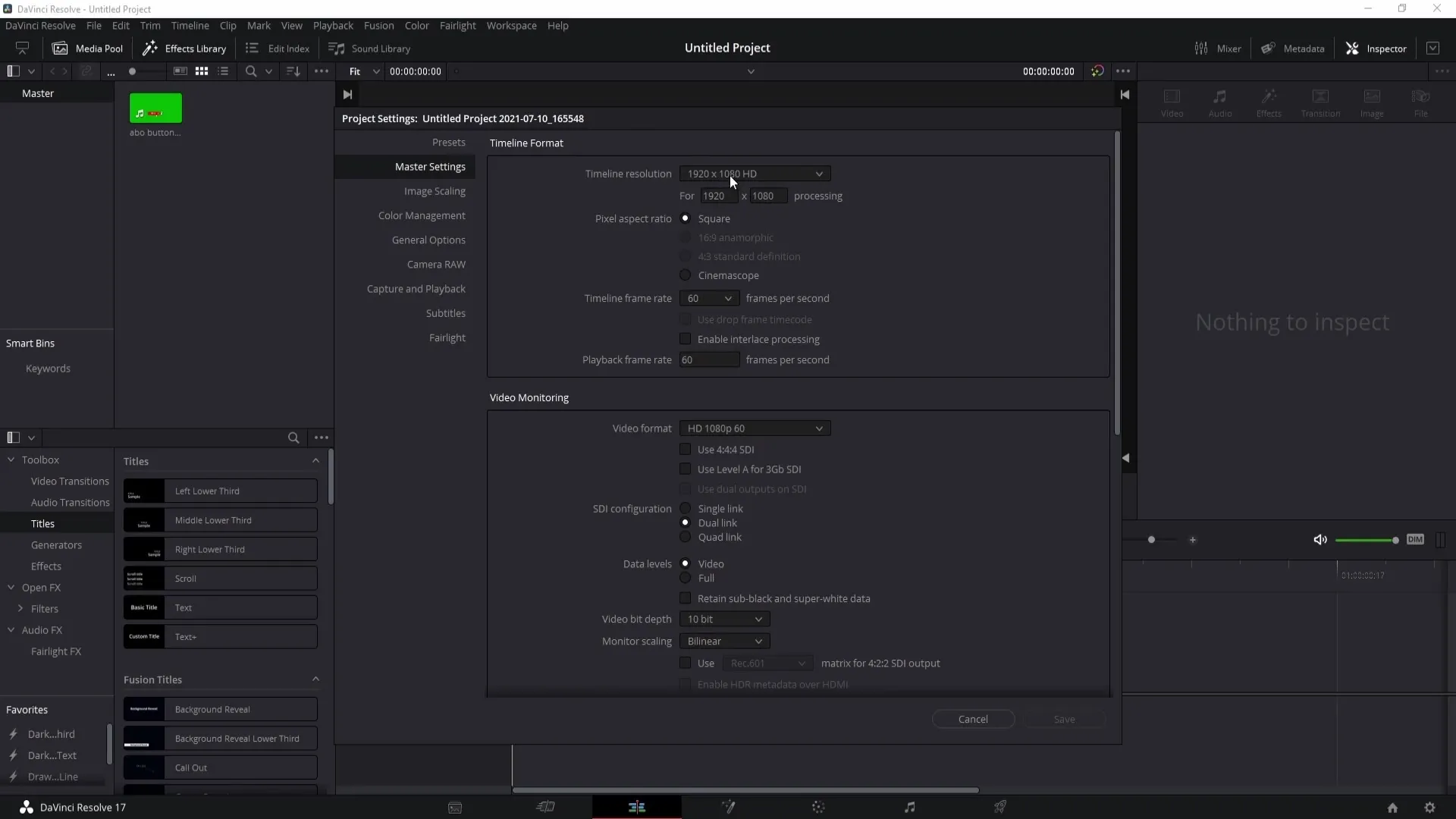 Nastavení a optimalizace profesionální videokvality v programu DaVinci Resolve