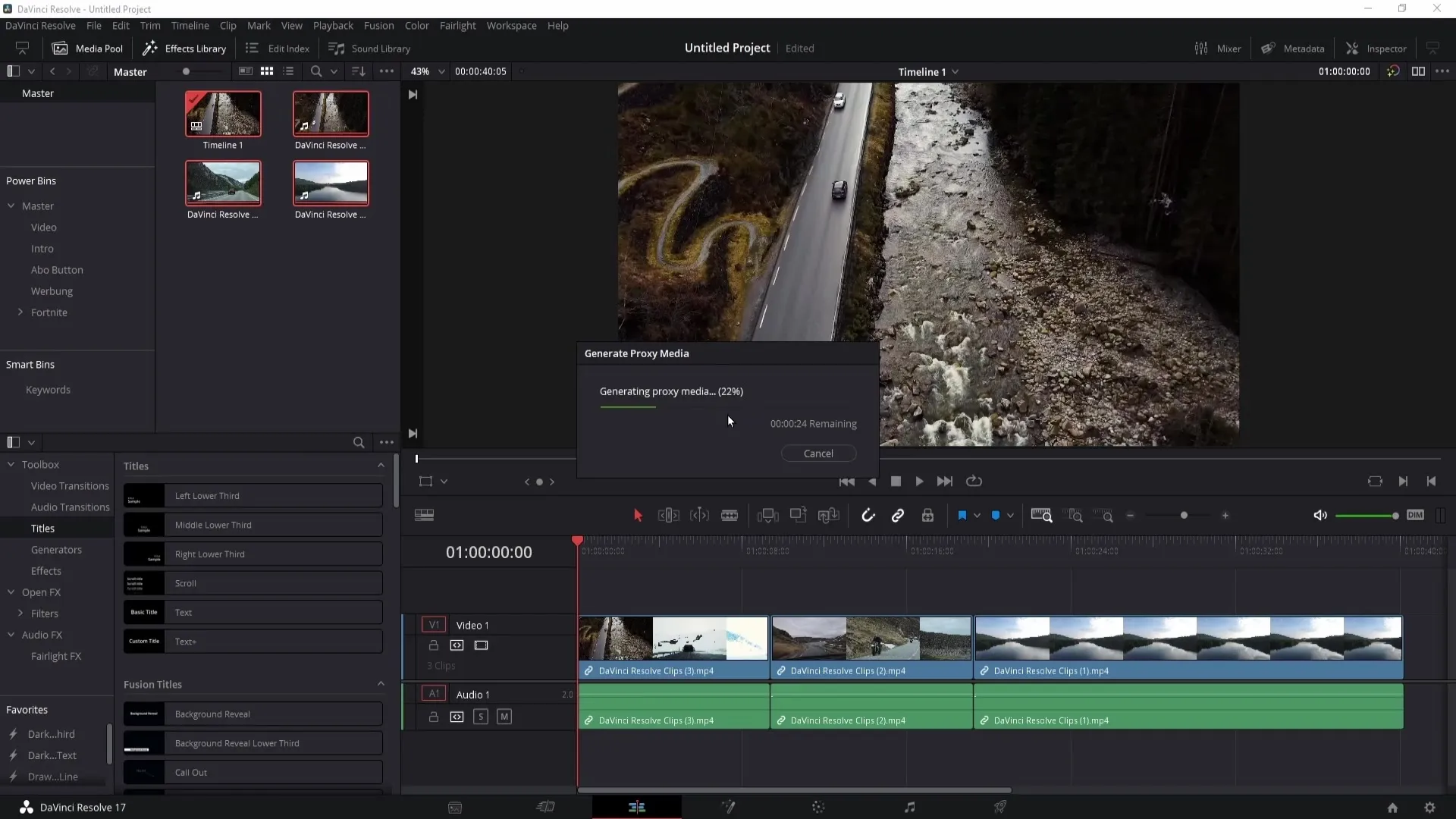 Optimální využití Proxy Media v DaVinci Resolve
