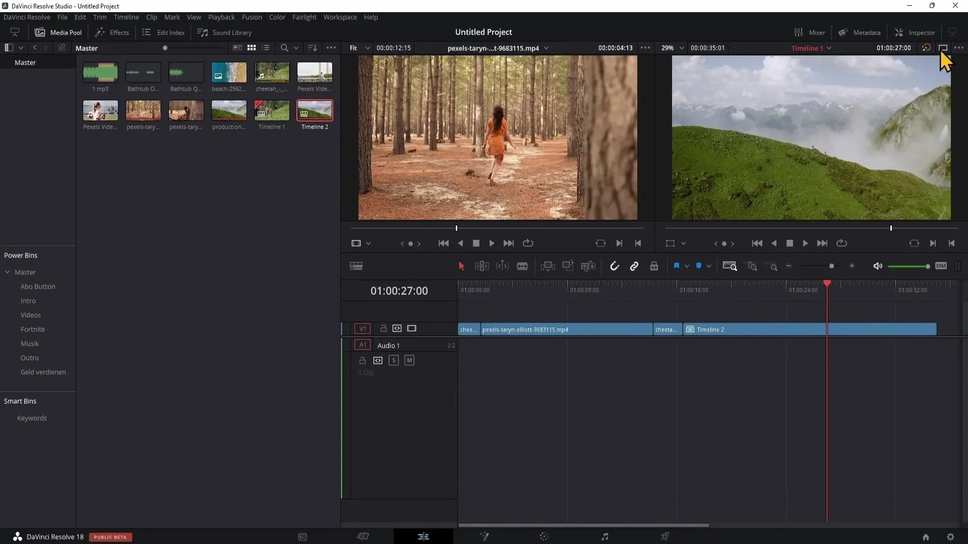 DaVinci Resolve: Prozkoumejte stránku úprav a pracujte efektivně