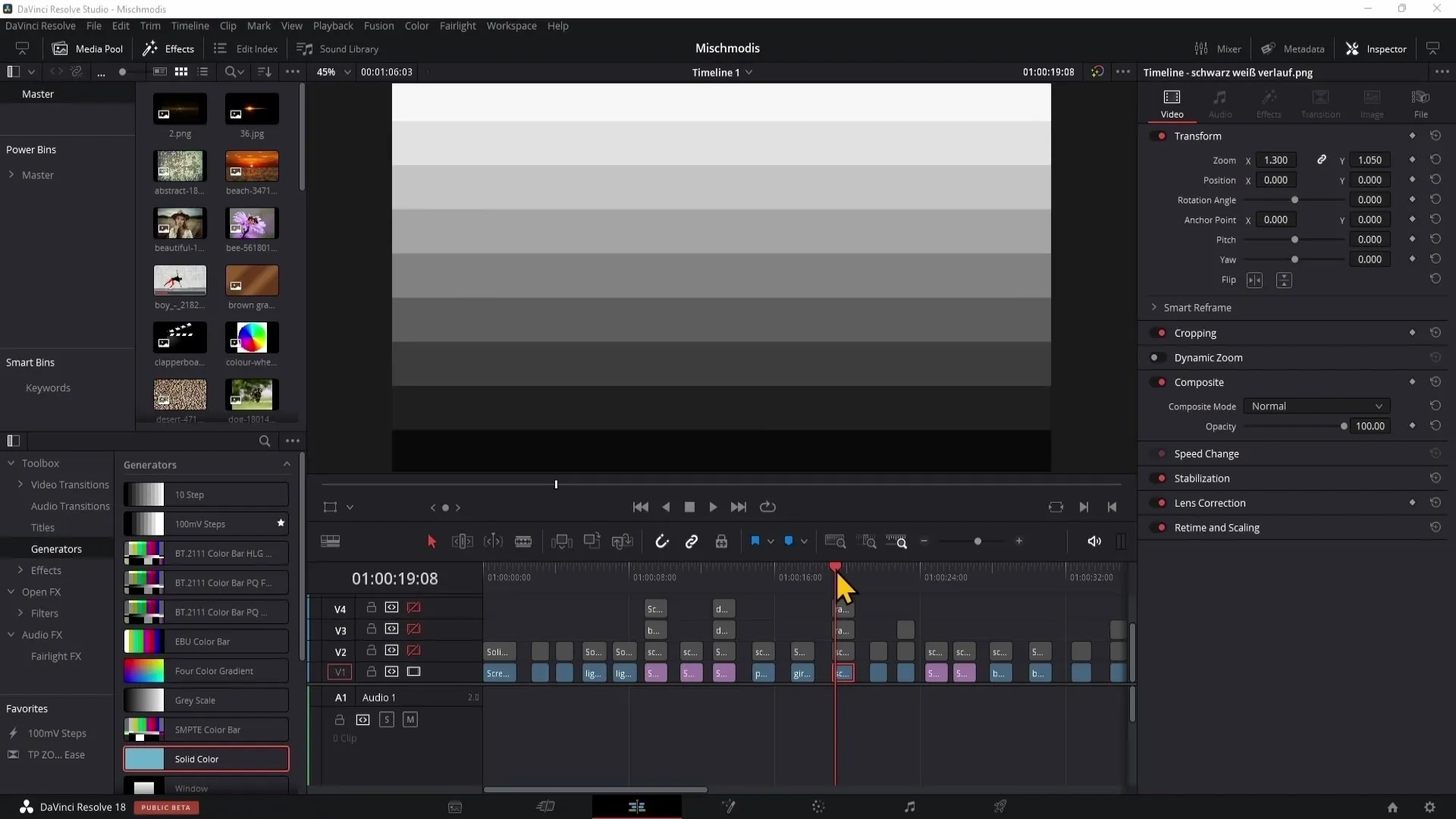 DaVinci Resolve: Módů mísění pro kreativní barevnou korekci