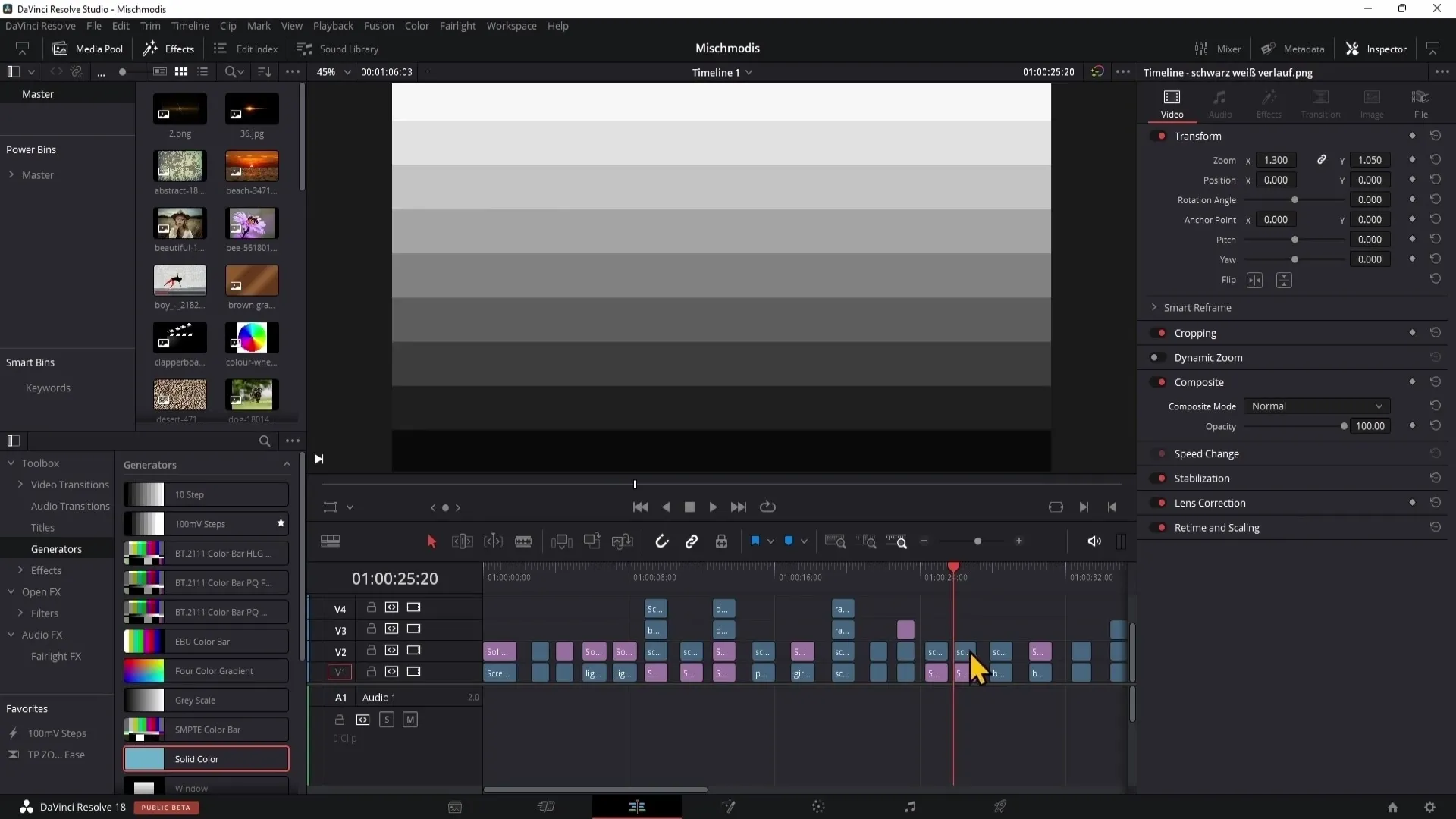 DaVinci Resolve: Smíšené režimy pro kreativní korekce barev