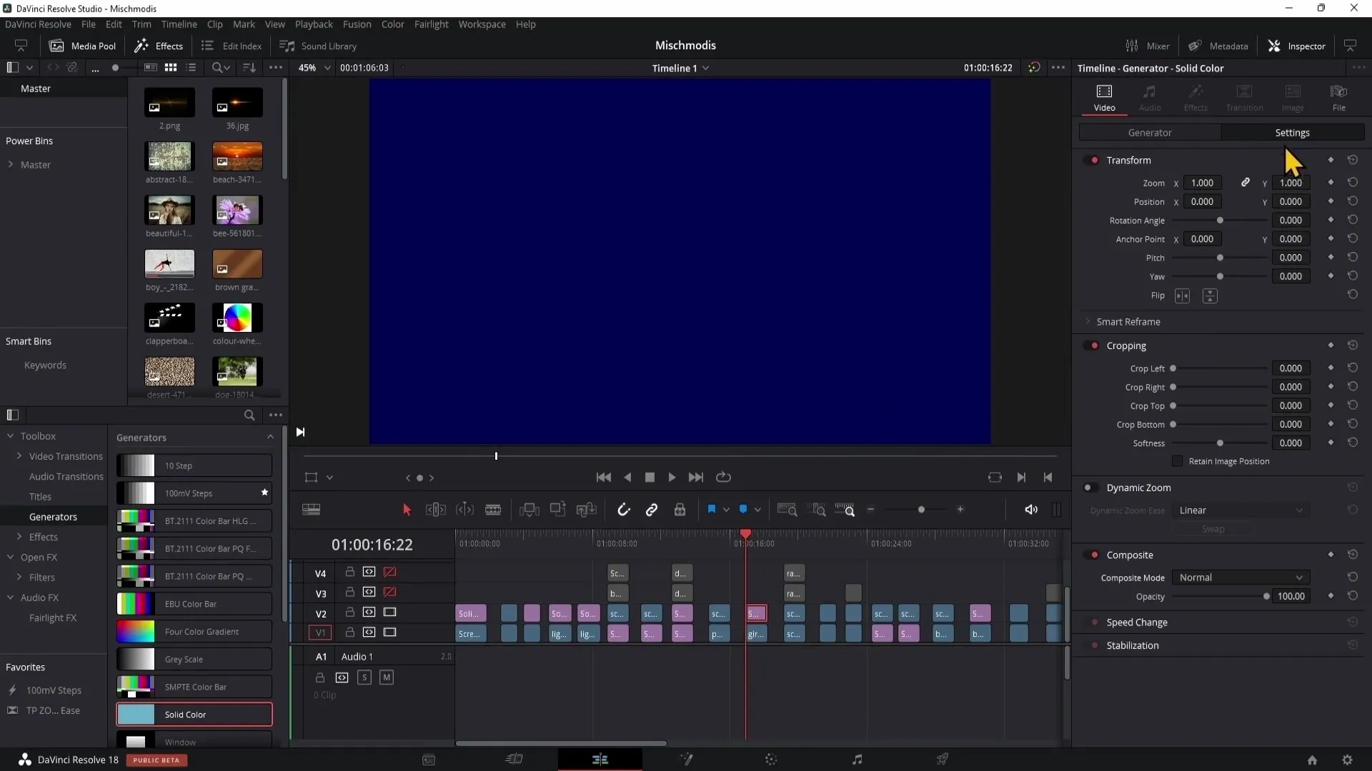 DaVinci Resolve: Míchací režimy pro kreativní korekci barev