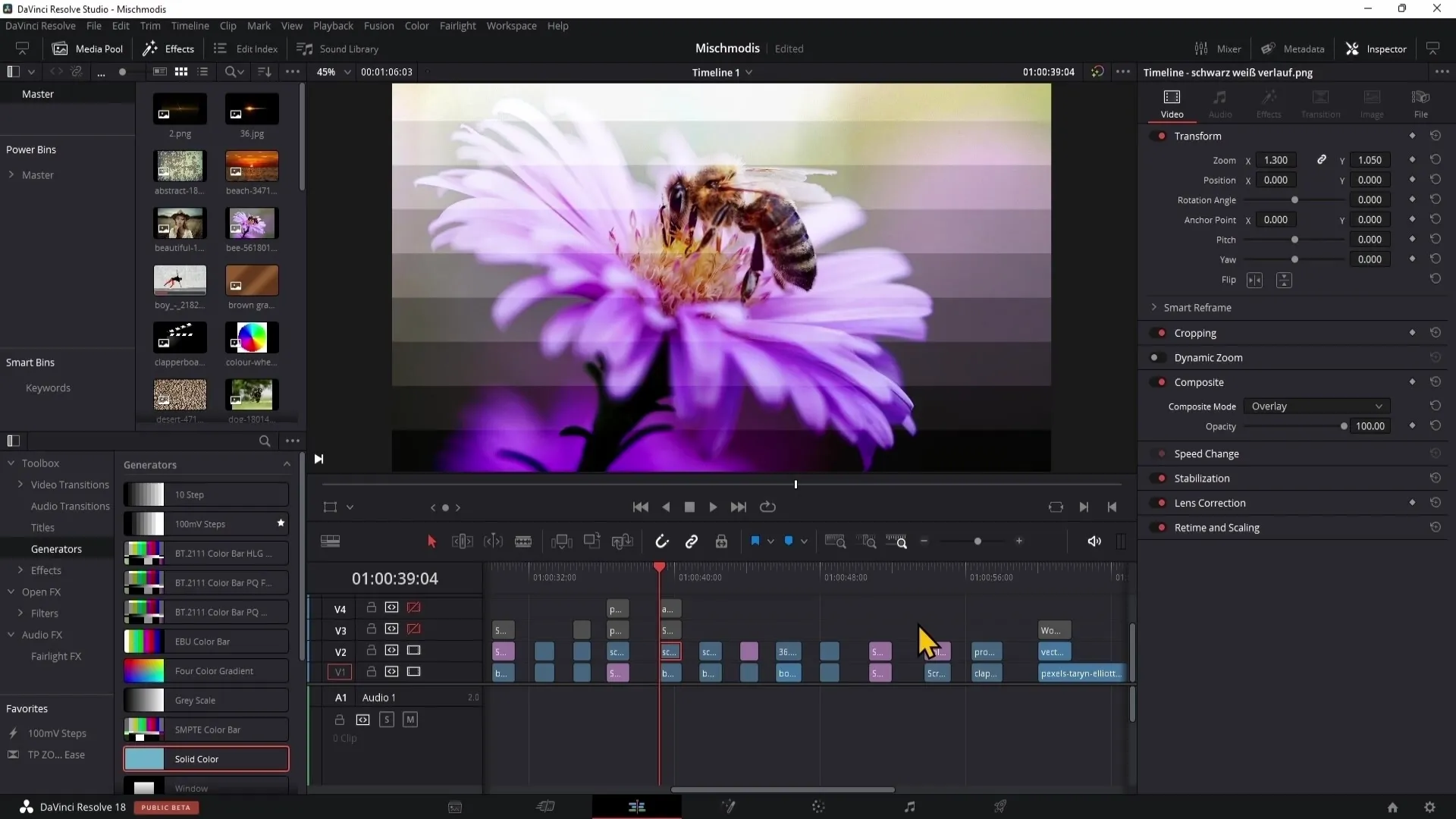 DaVinci Resolve: Composite Modes - Komplexní průvodce
