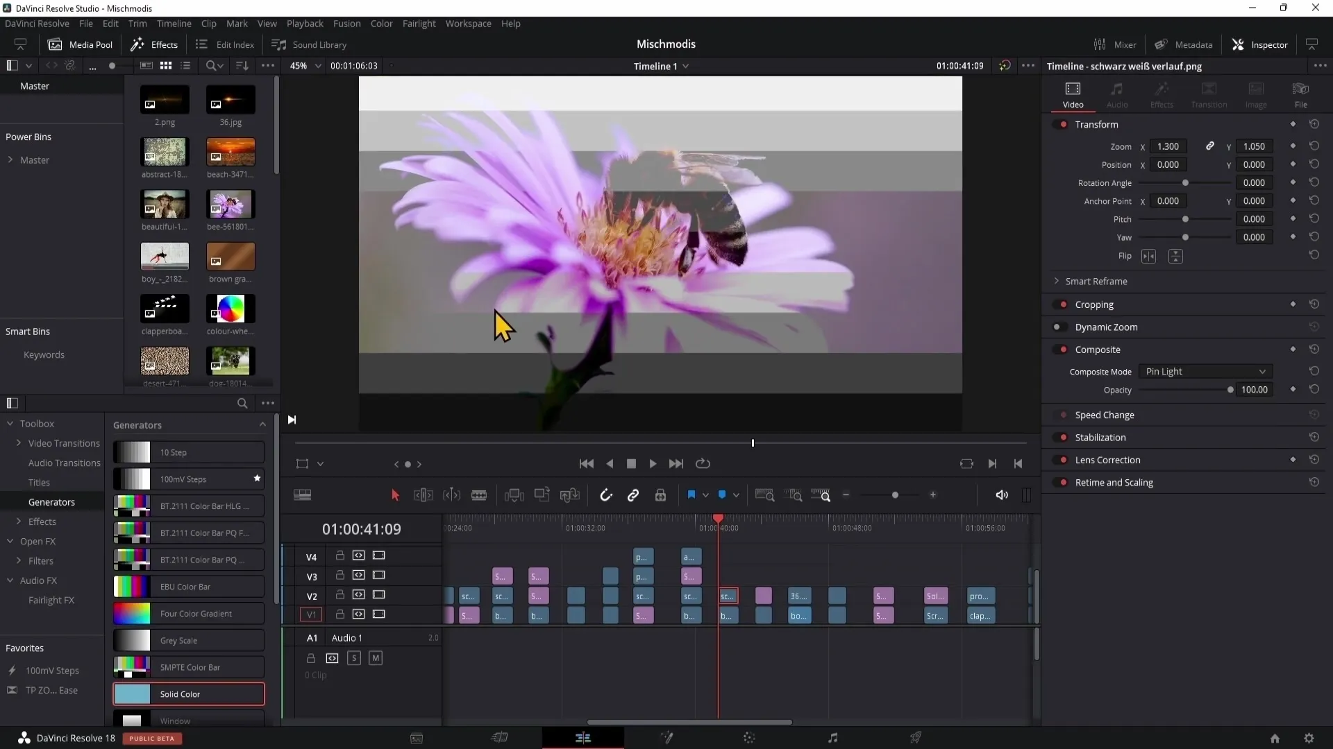 DaVinci Resolve: Kombinační režimy - Ucelený průvodce