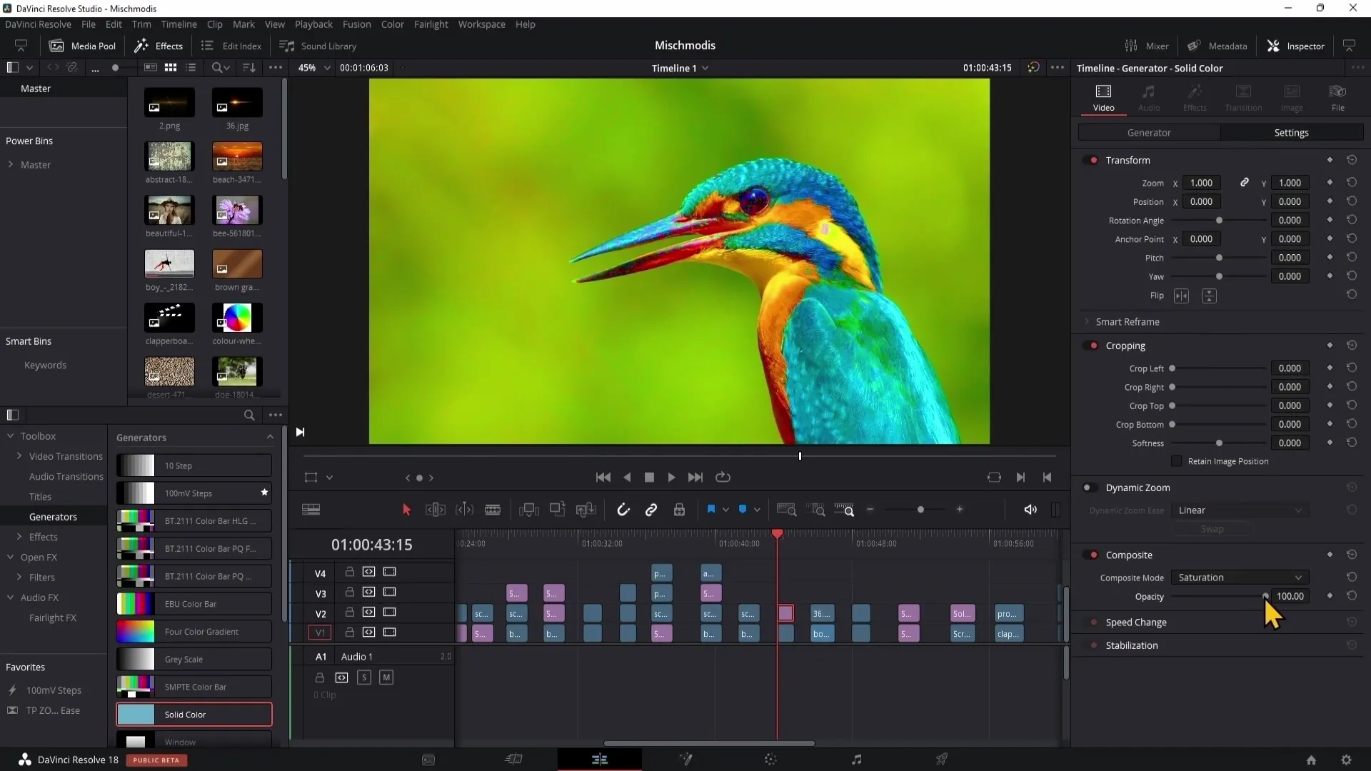 DaVinci Resolve: Kombinační režimy - Komplexní průvodce